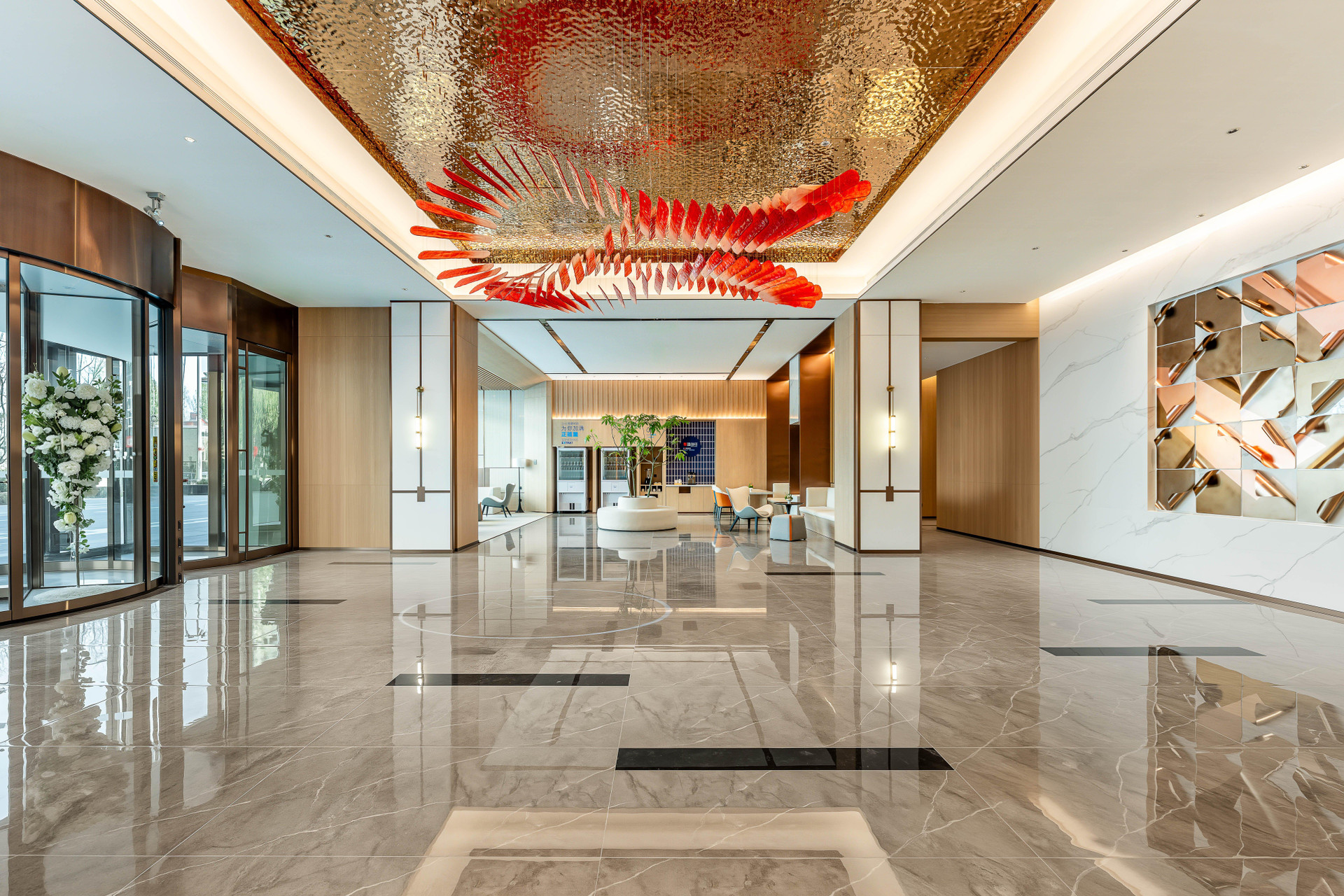 Vista Lobby Holiday Inn Express Qinhuangdao Haigang By IHG