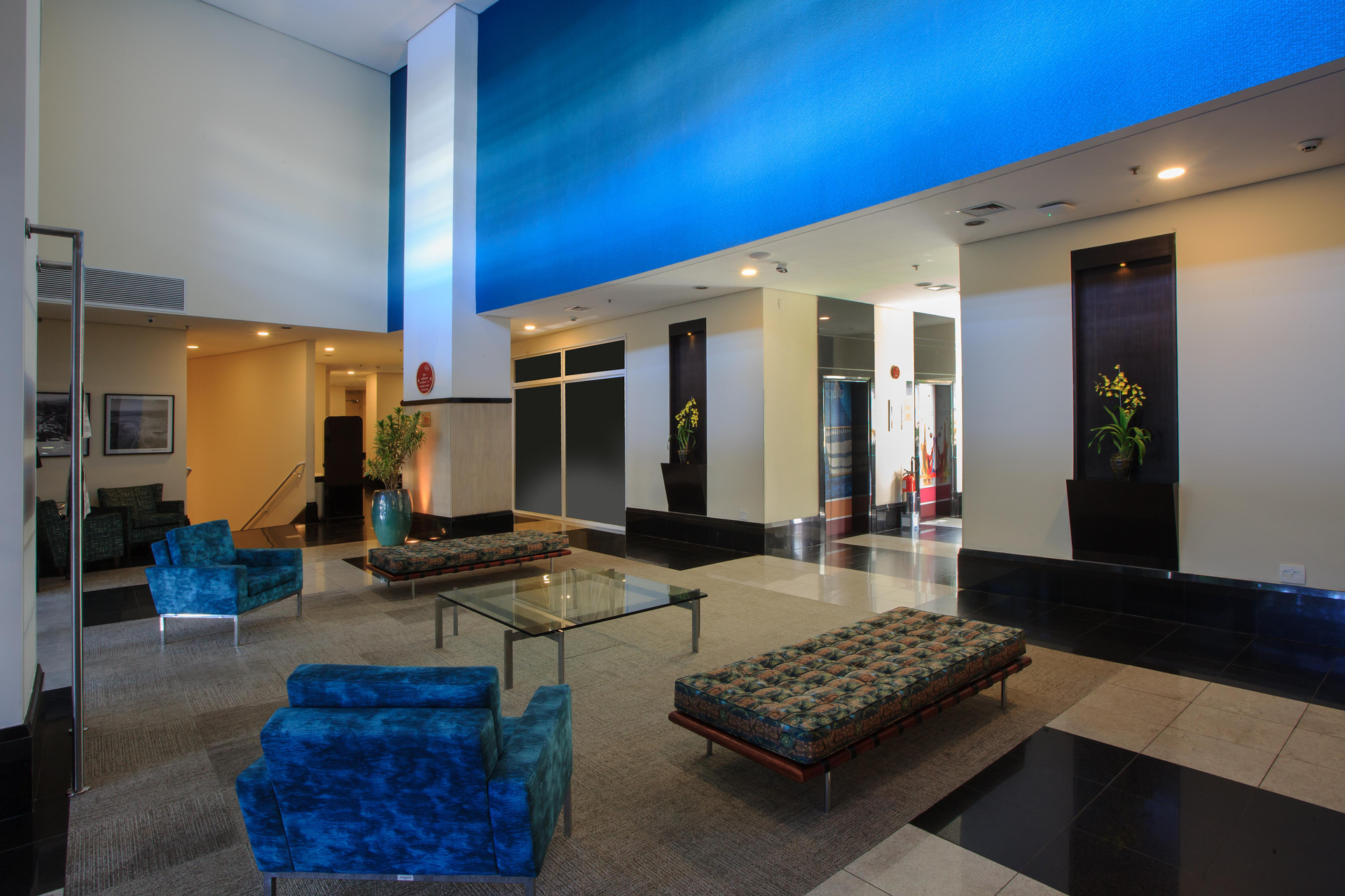 Vista Lobby Comfort Suites Alphaville