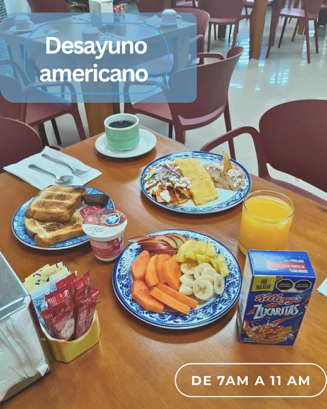 Área de desayuno Hotel Suites Gaby Cancún