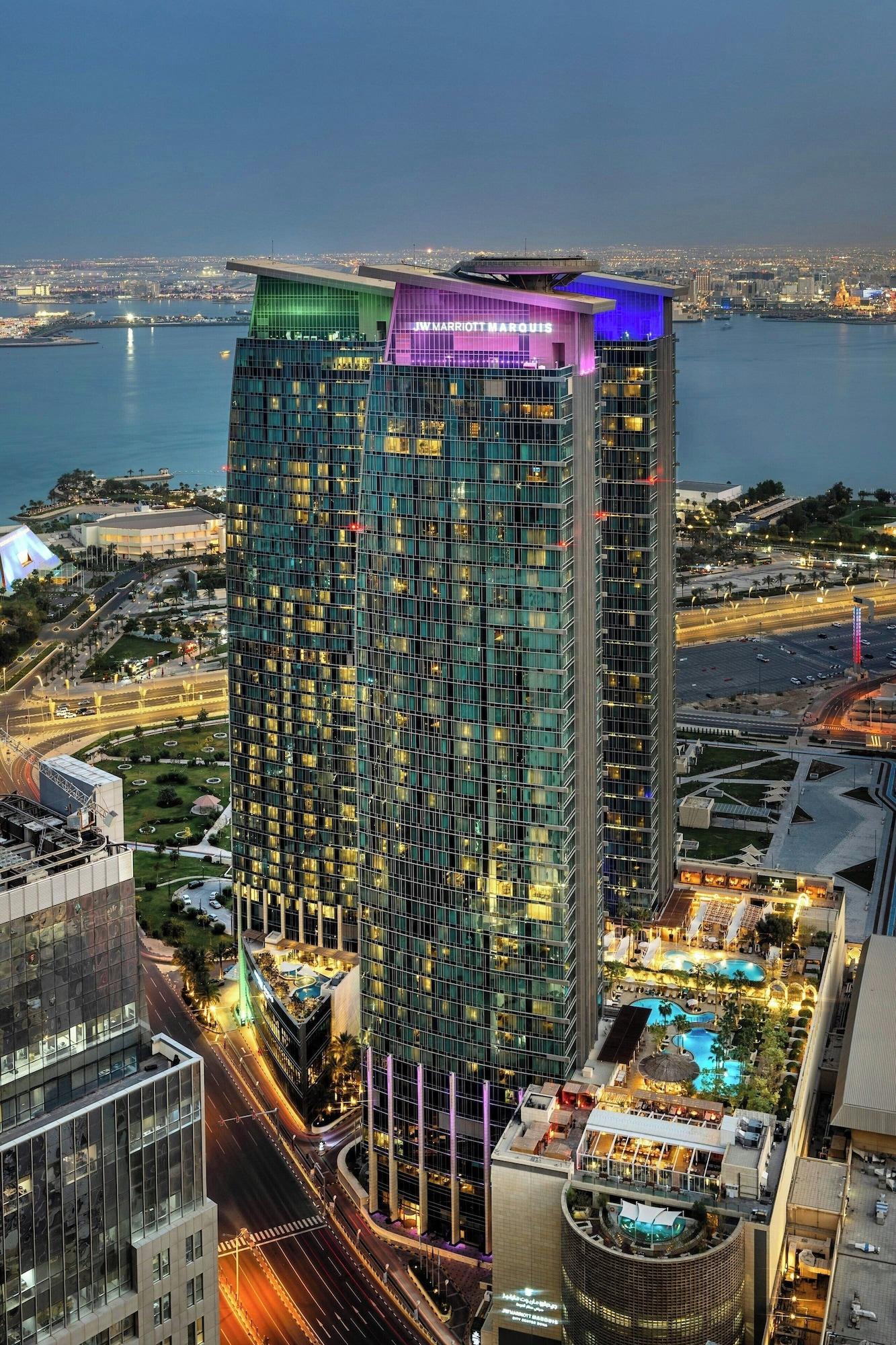 Vista Exterior JW Marriott Marquis City Center Doha