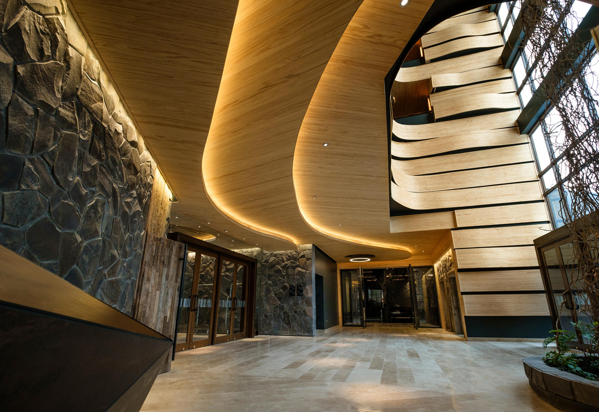 Vista Lobby Hotel Termas Chillán