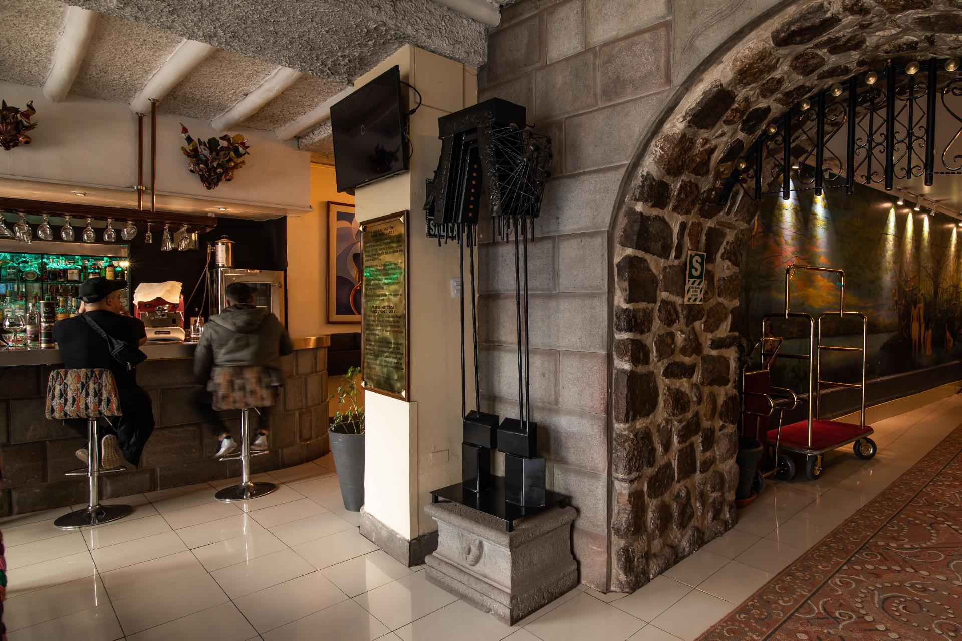 Vista Lobby Hotel Hacienda Cusco Plaza
