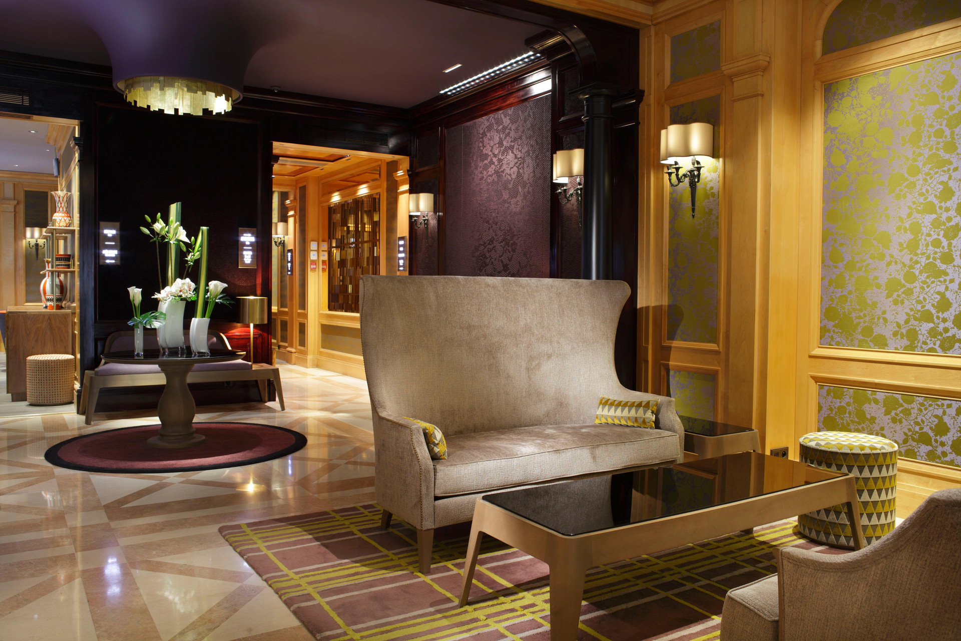 Vista Lobby Hotel Rochester Champs Elysées