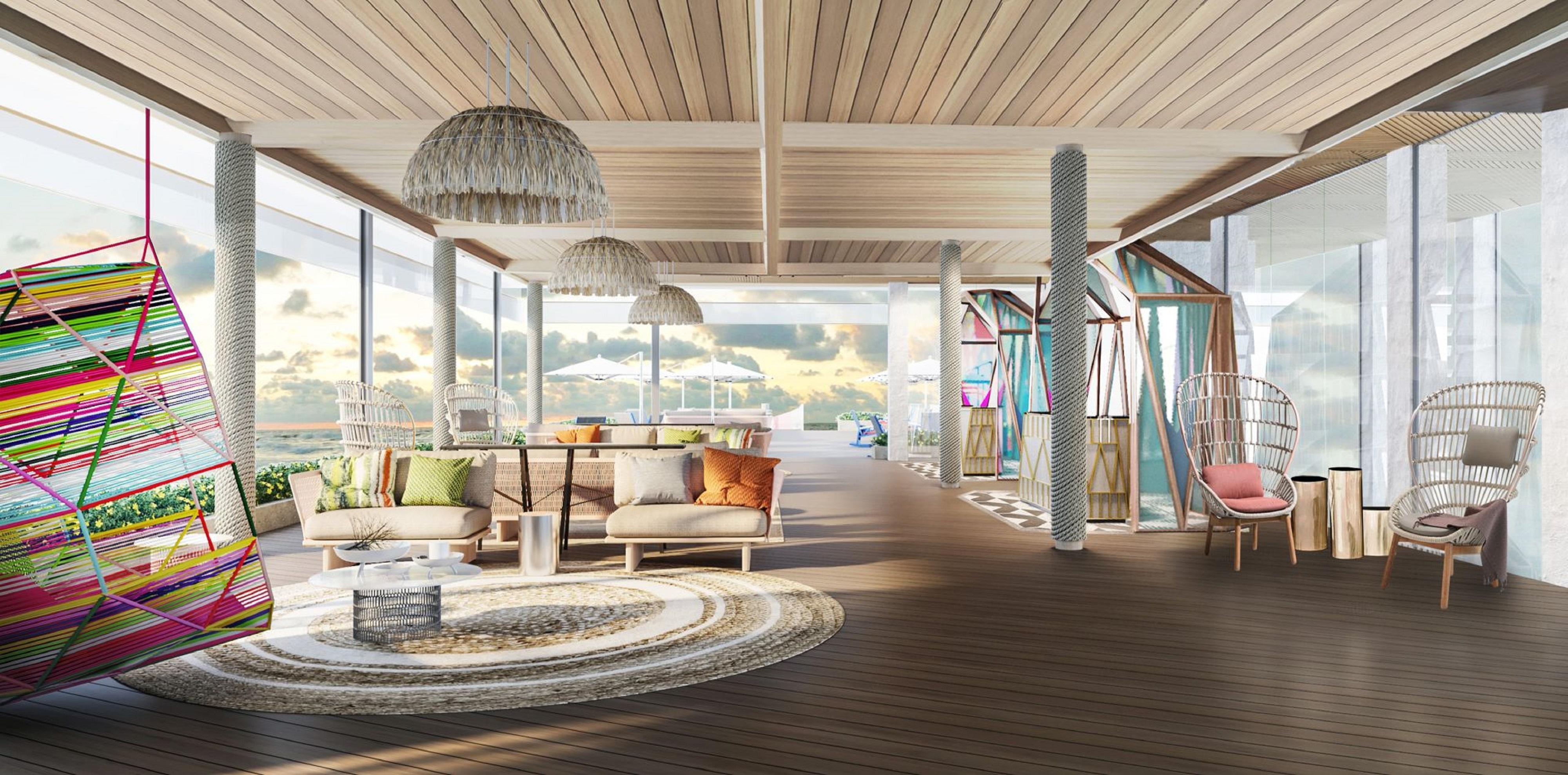 Vista Lobby Hard Rock Hotel Maldives