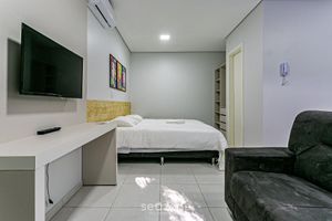 Arriendo temporal - Beautiful Loft Front of Lagoa da Conceicao Sdr010
