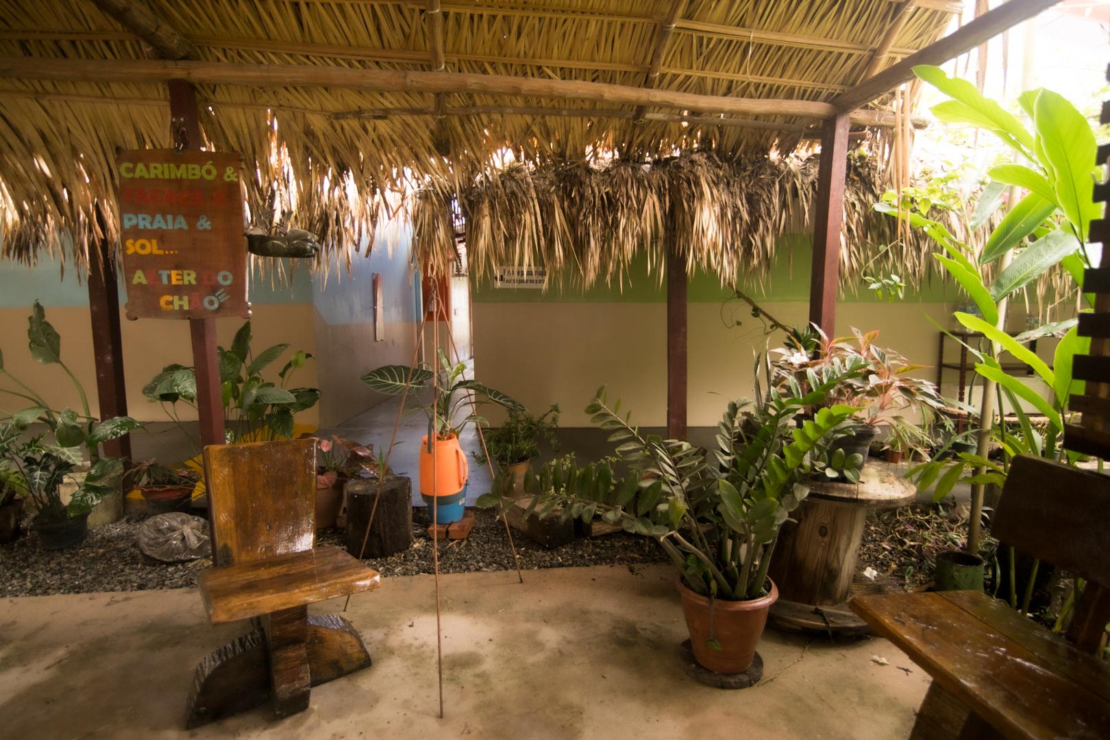 Vista Lobby Pousada Coração Verde