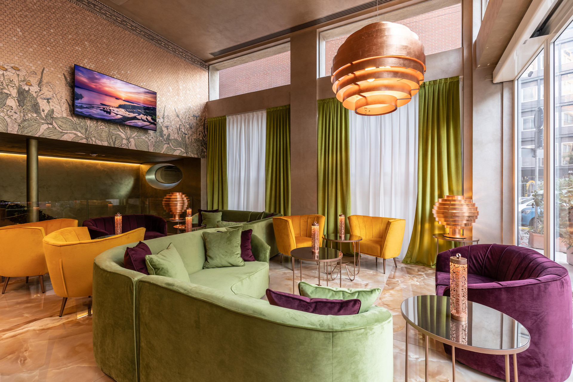 Vista Lobby Hotel Ariston