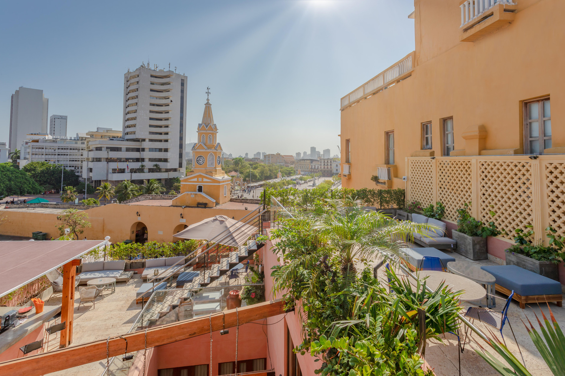 Vista a la ciudad Hotel Santa Catalina