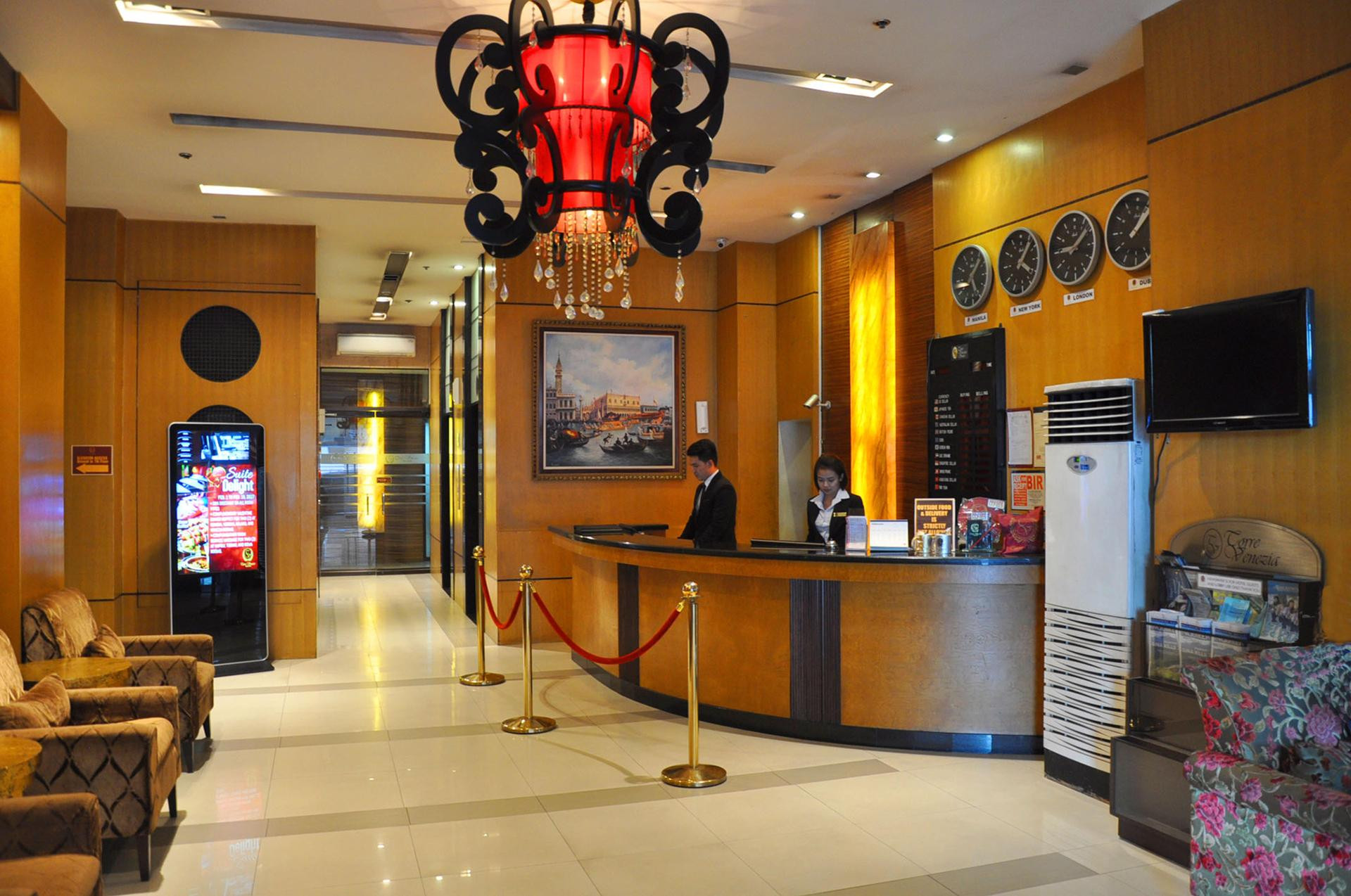 Vista Lobby Torre Venezia Suites