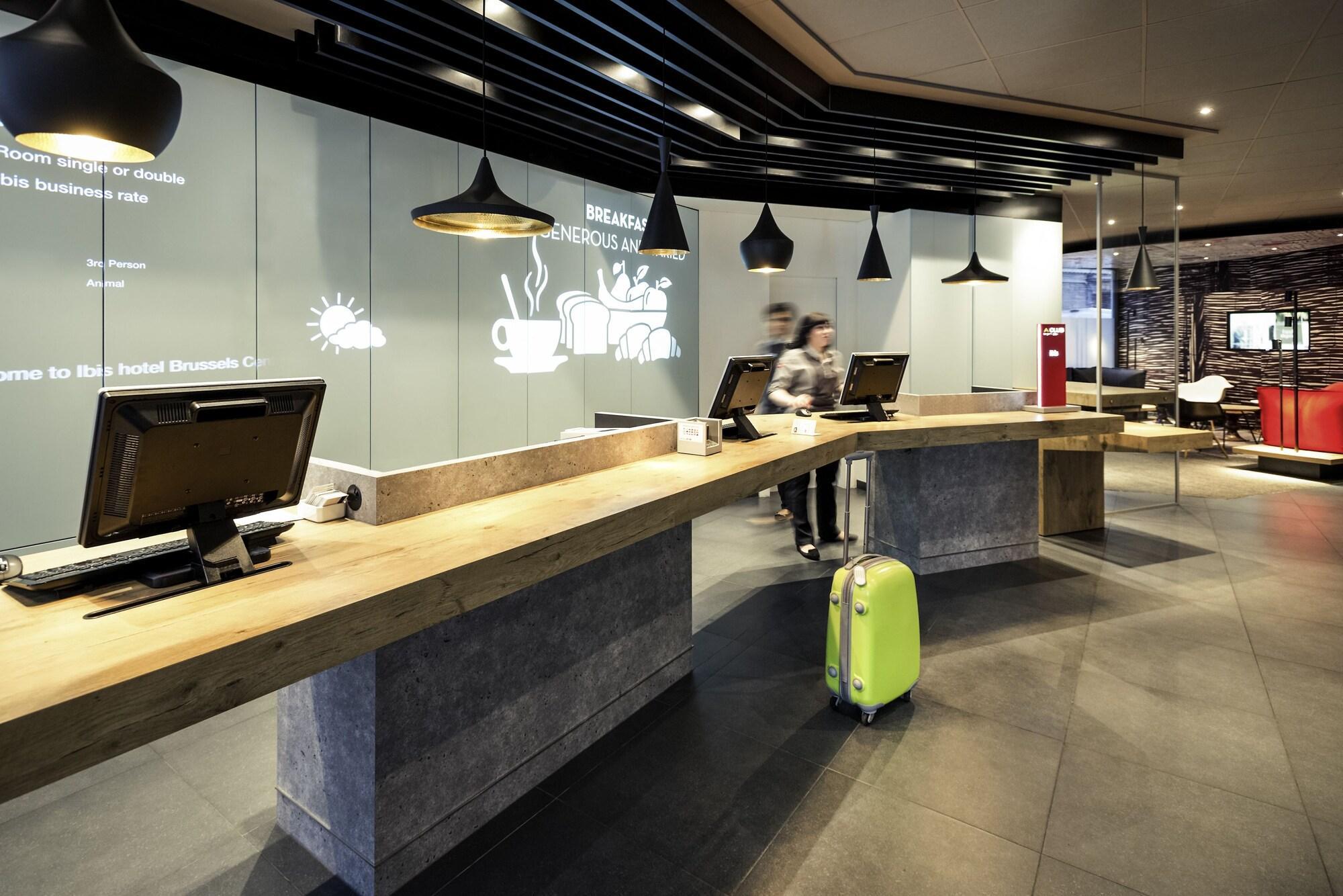 Vista Lobby ibis Brussels City Centre