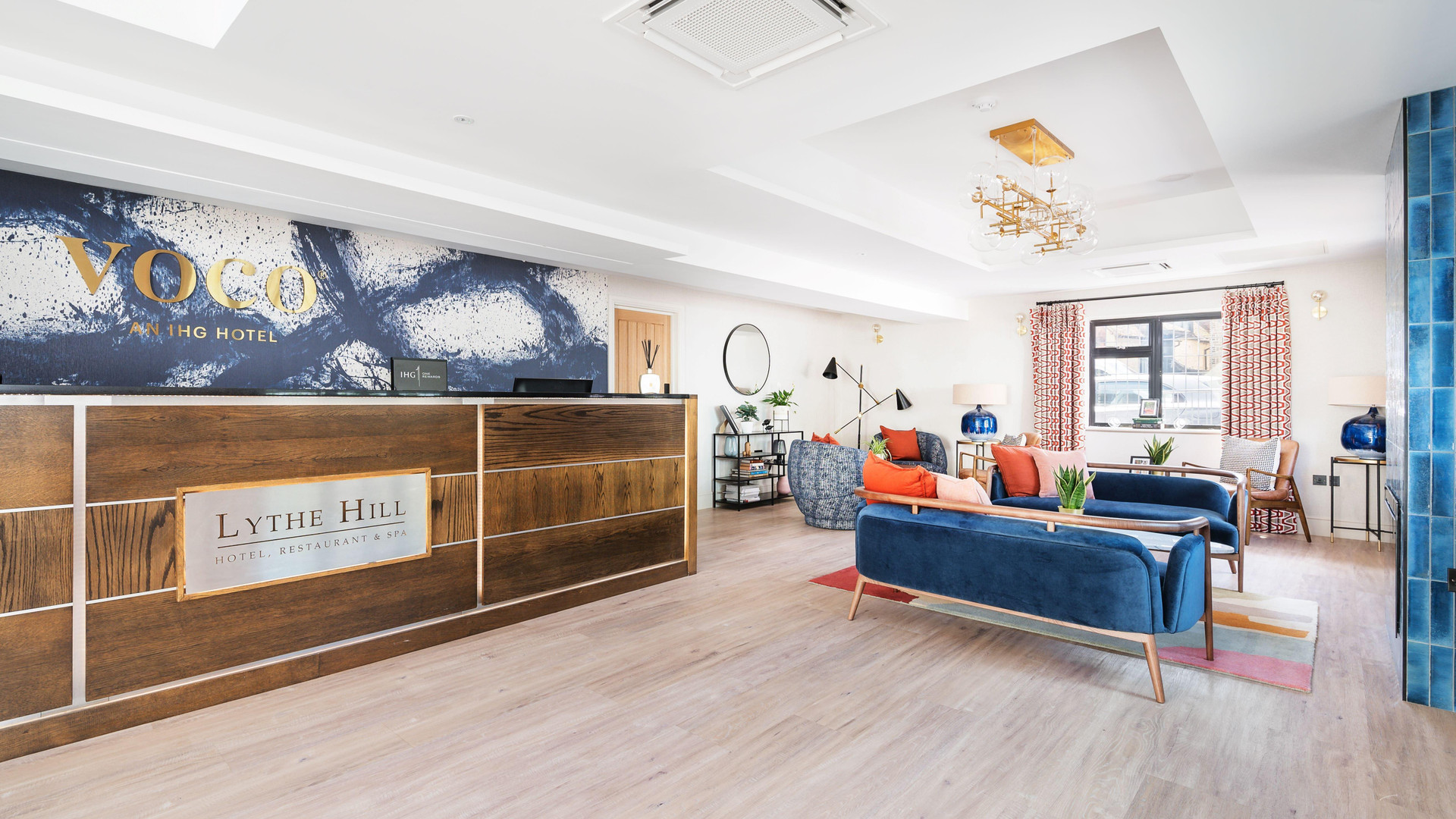 Vista Lobby Voco Lythe Hill Hotel & Spa