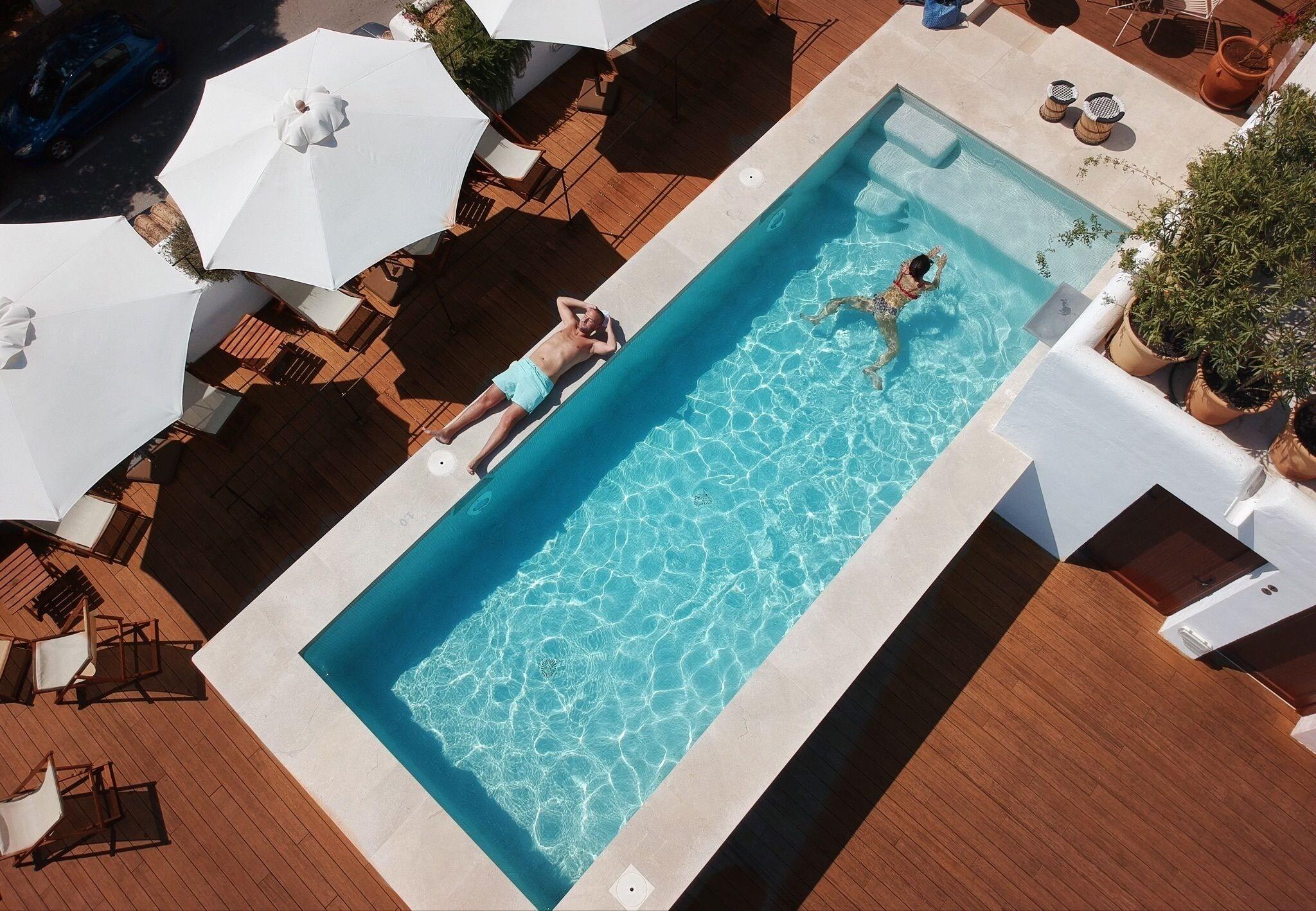 Vista Piscina Gatzara Suites Santa Gertrudis