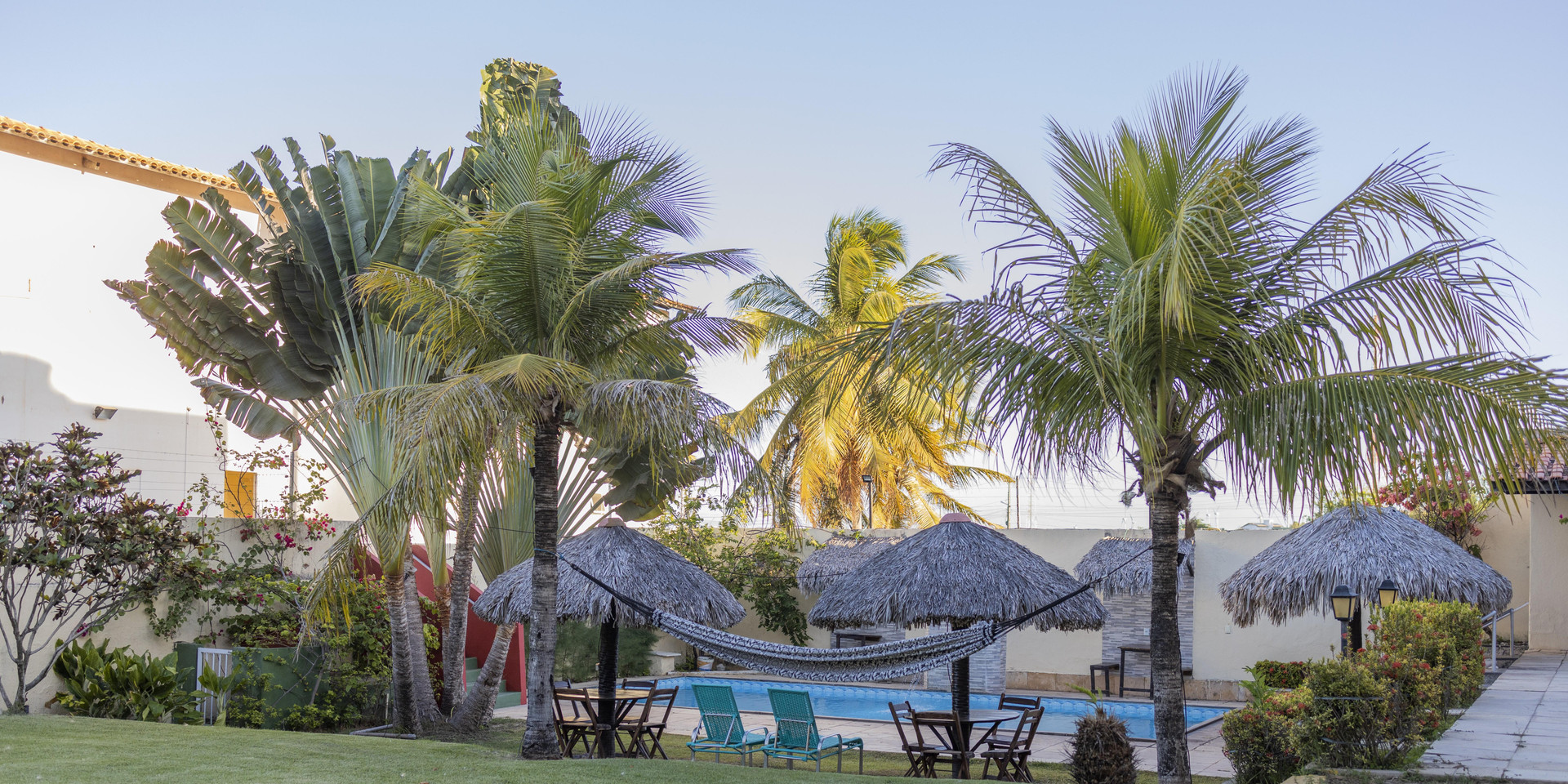 Vista Piscina Pousada Ceará Porto das Dunas