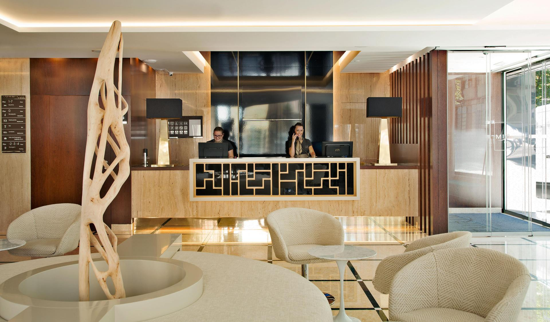 Vista Lobby TURIM Saldanha Hotel