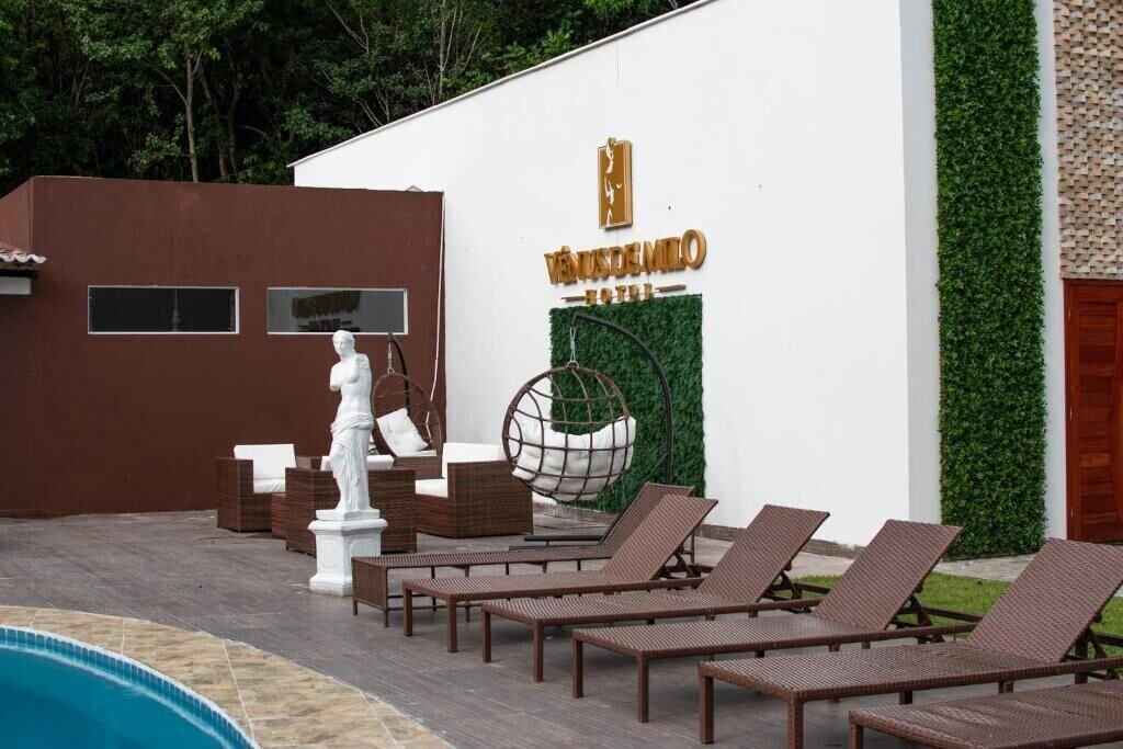 Vista Piscina Vênus de Milo Hotel e Resort