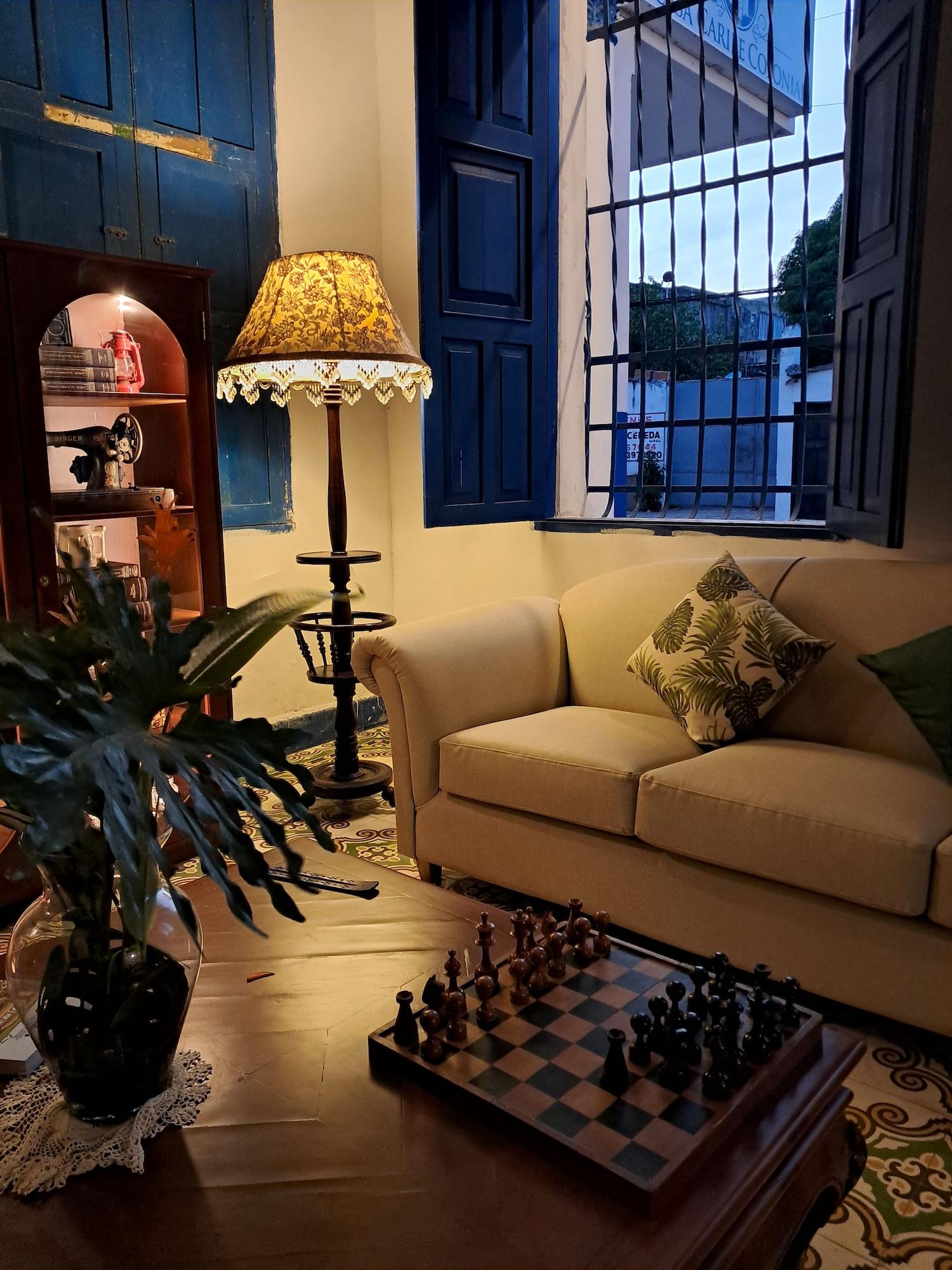 Área de recreação Hotel Casa Caribe Colonial