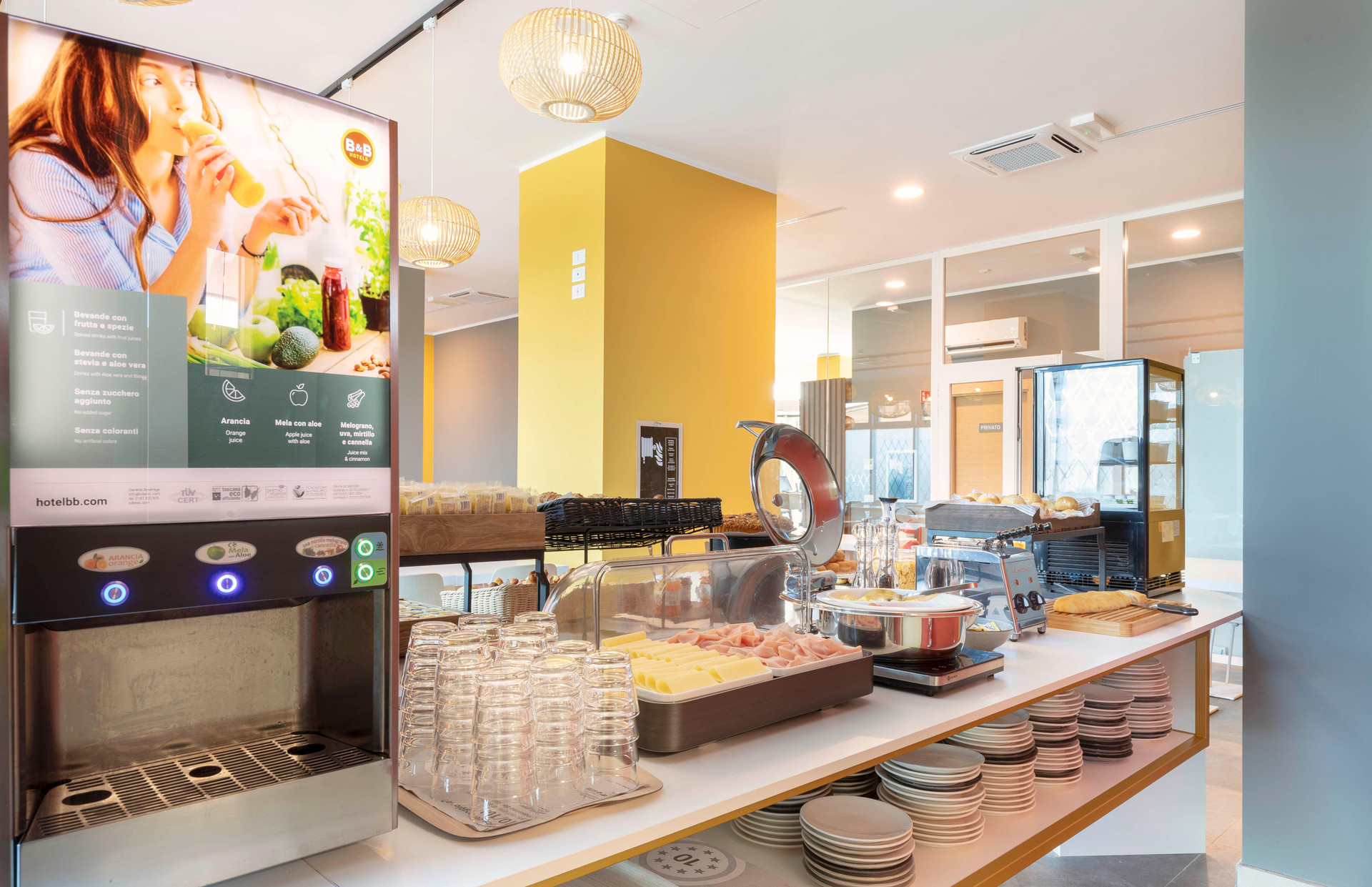 Restaurant B&B Hotel Roma Fiumicino Aeroporto Fiera 2