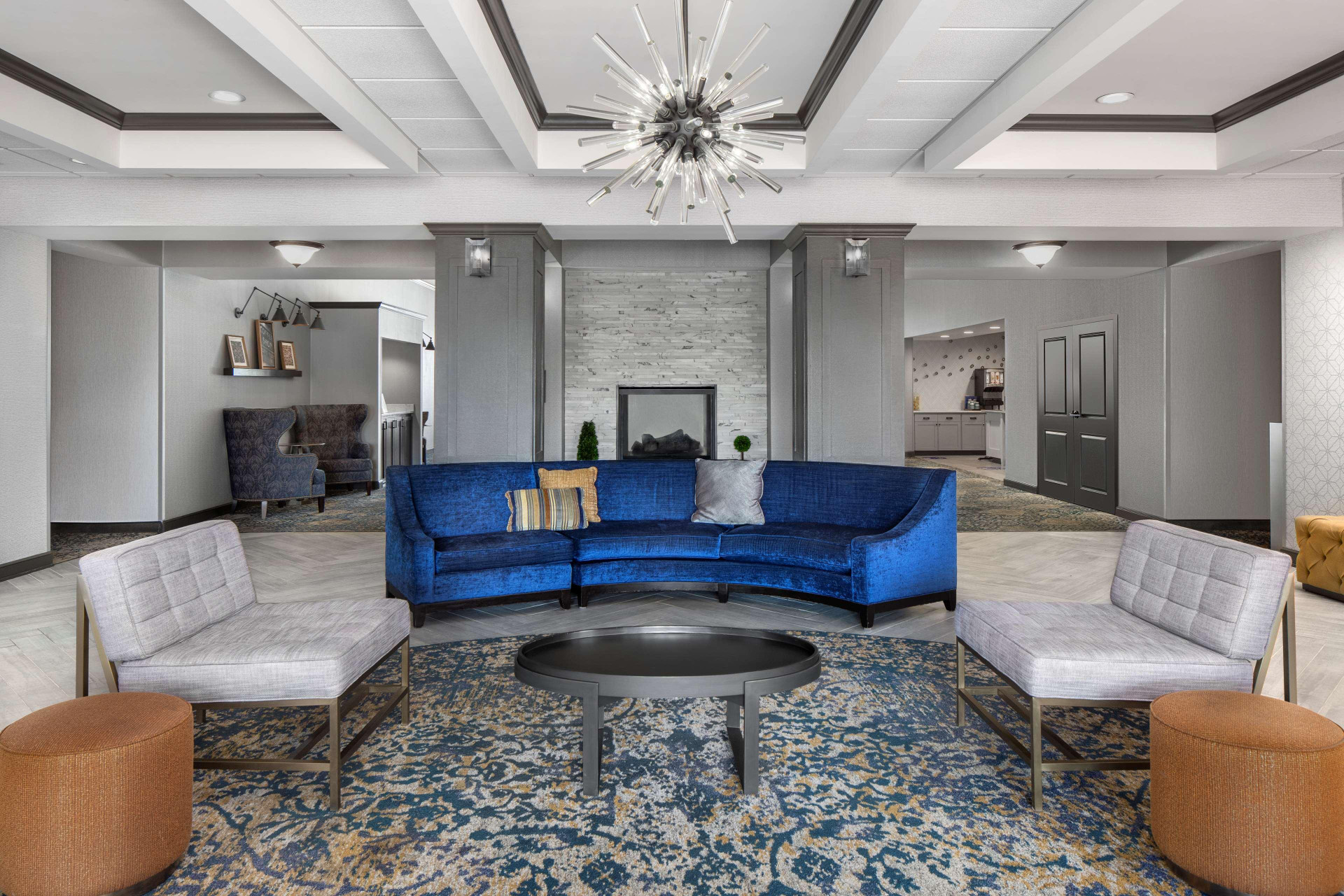Vista Lobby Homewood Suites by Hilton Orland Park