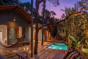 Alquiler Vacacional - Casa Caqui Trancoso - Cravejada em reserva natural