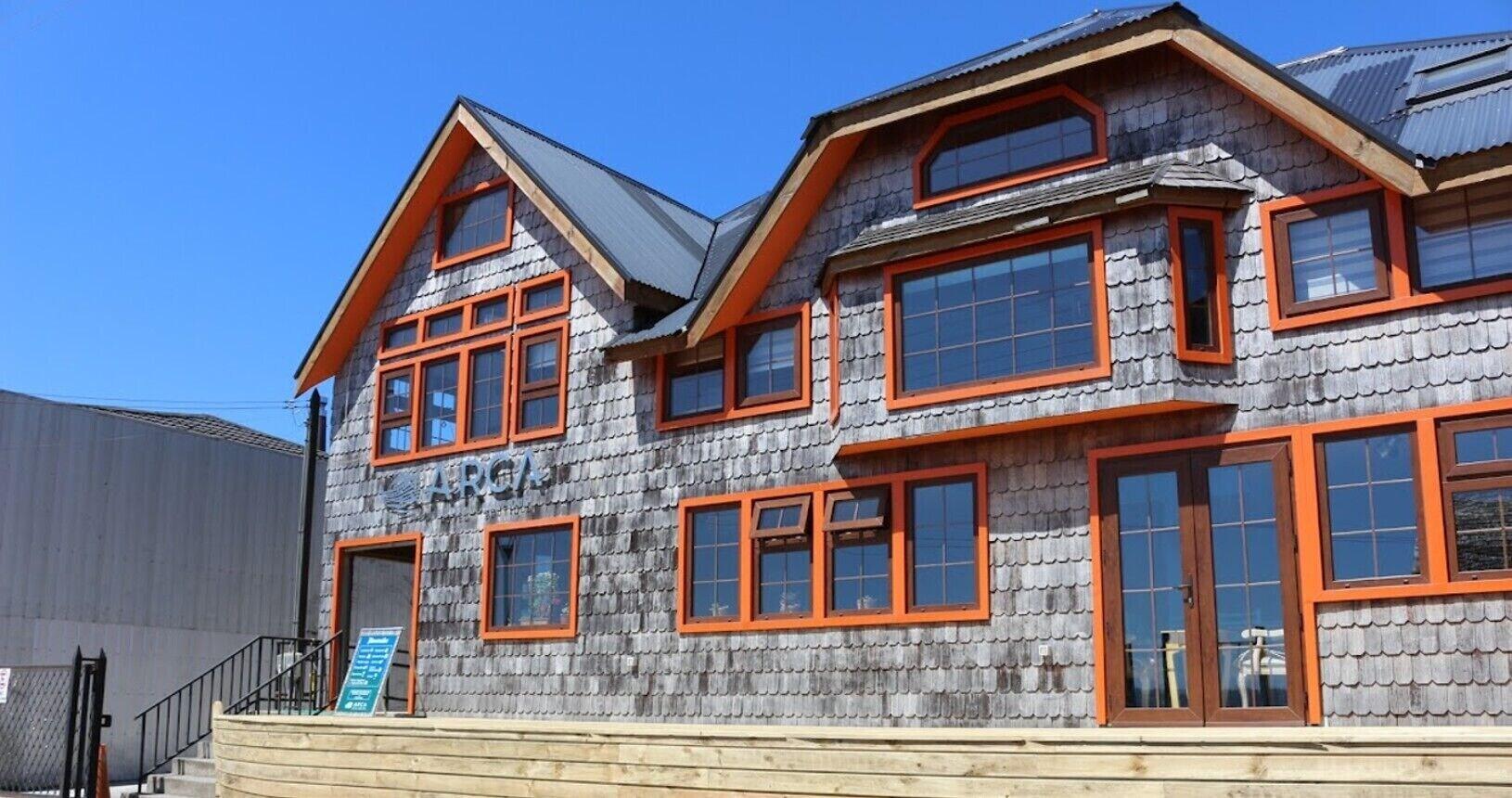 Vista Exterior Arca Hotel Boutique Achao Chiloe Chile