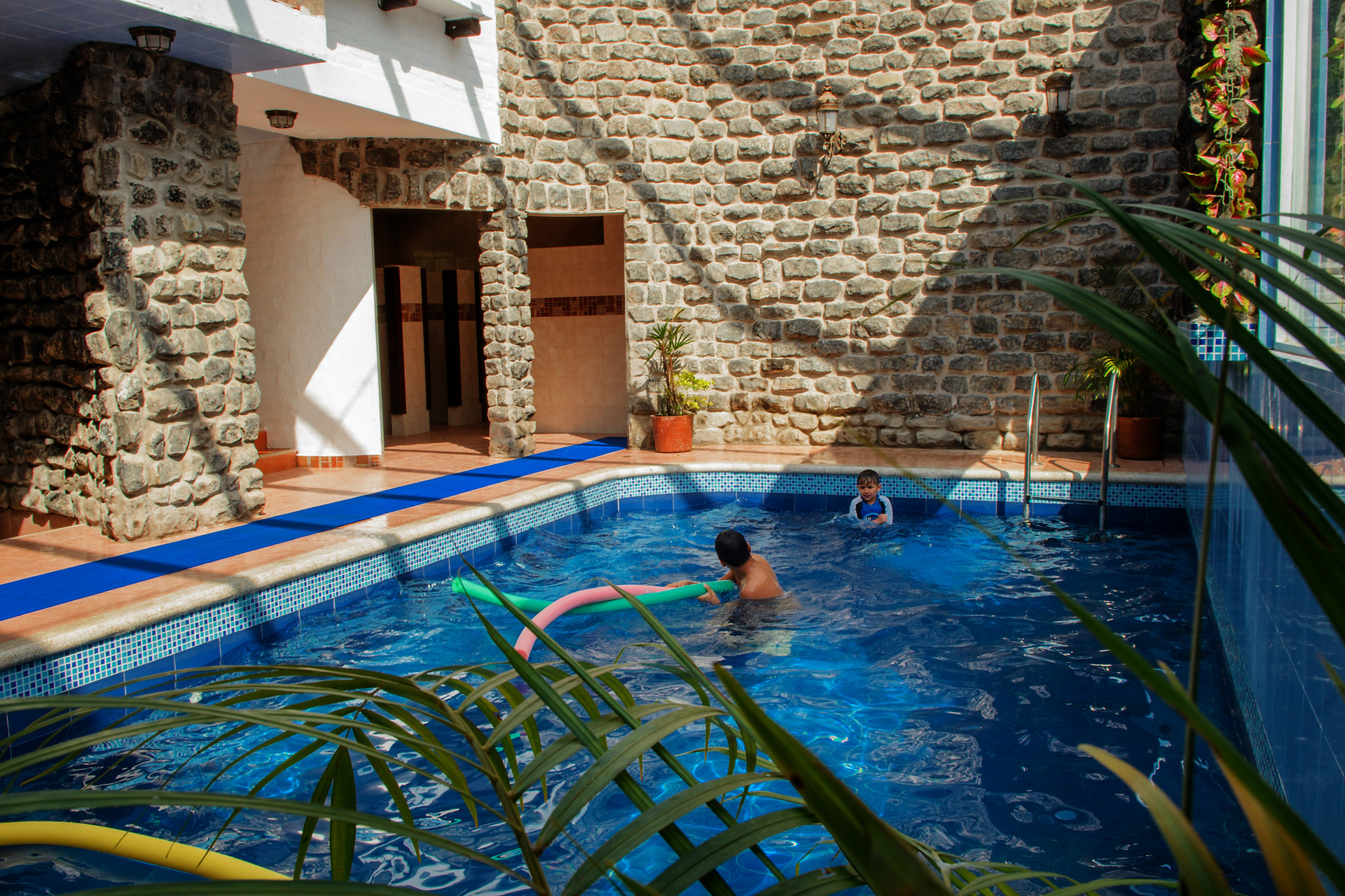 Vista Piscina Hosteria Ulba