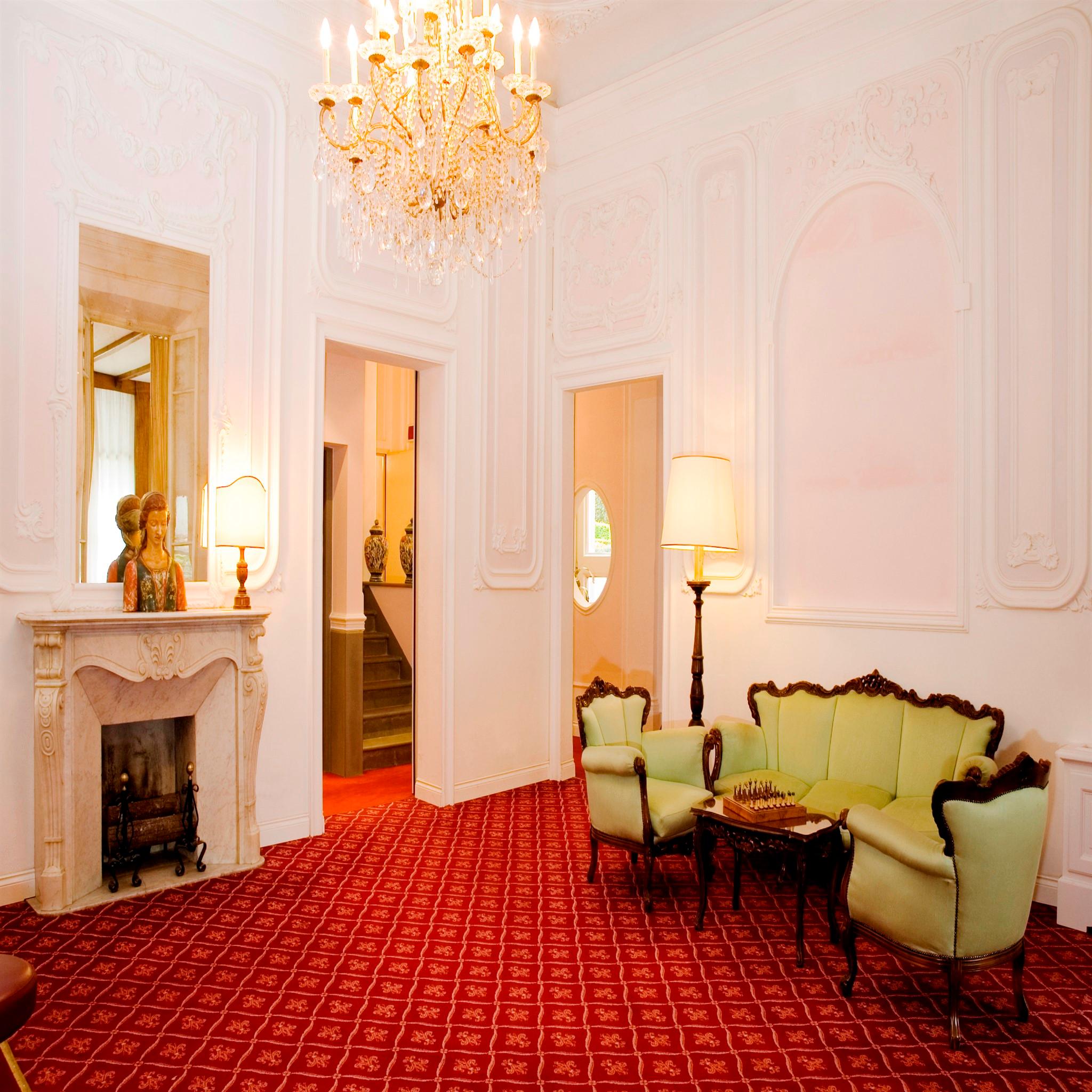 Vista Lobby Hotel Villa Carlotta