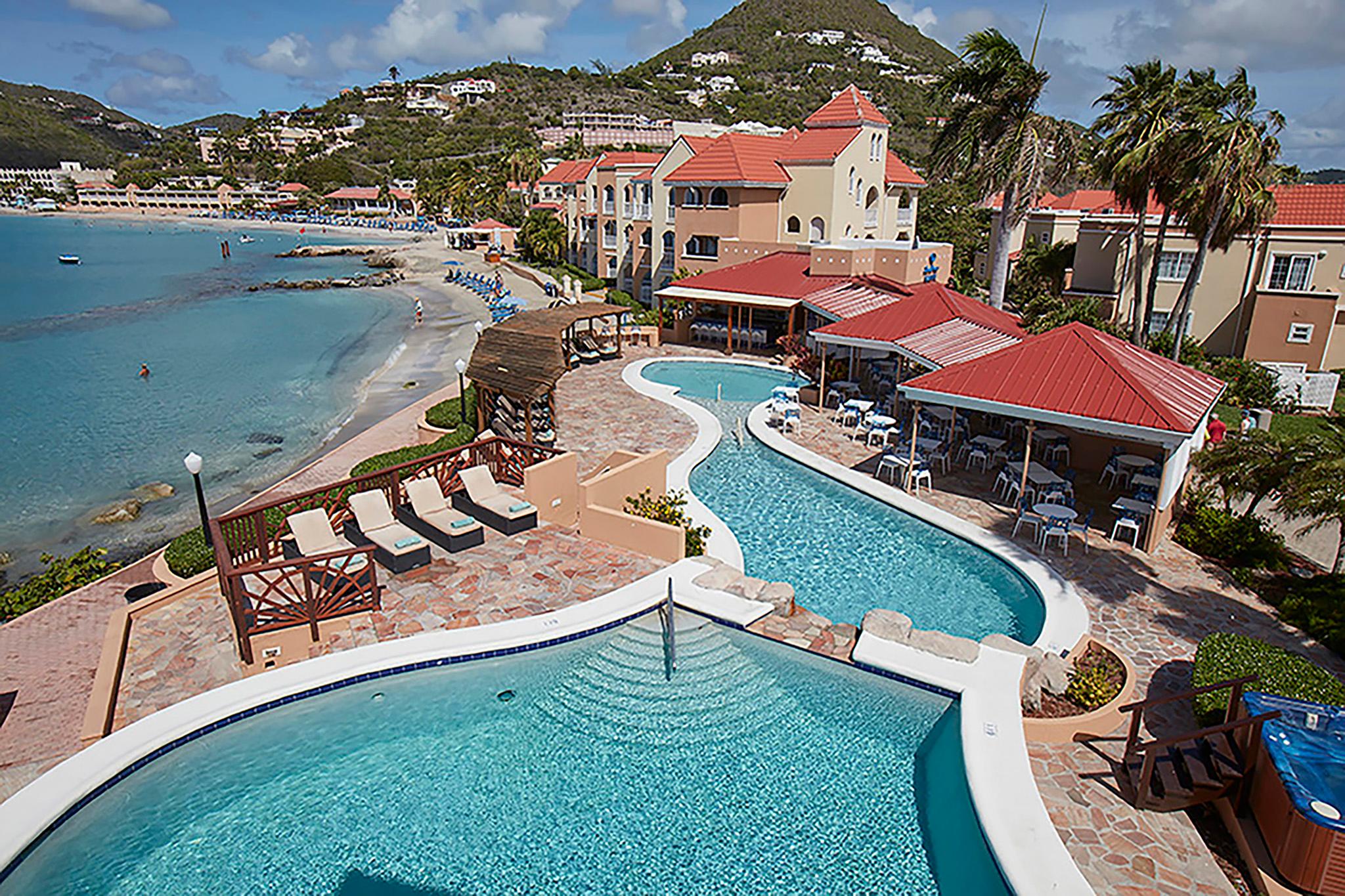 Vista Piscina Divi Little Bay Beach Resort All Inclusive