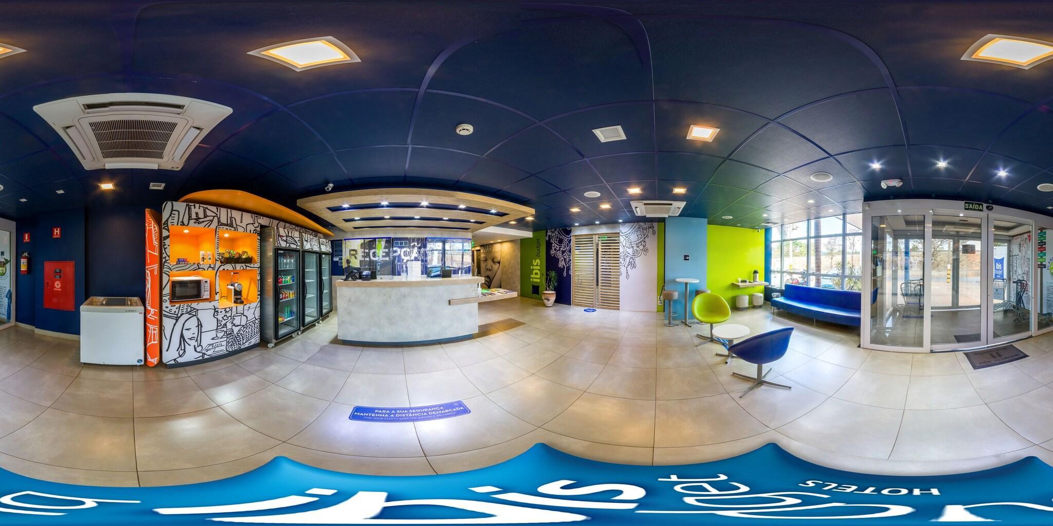 Vista Lobby ibis budget Araraquara