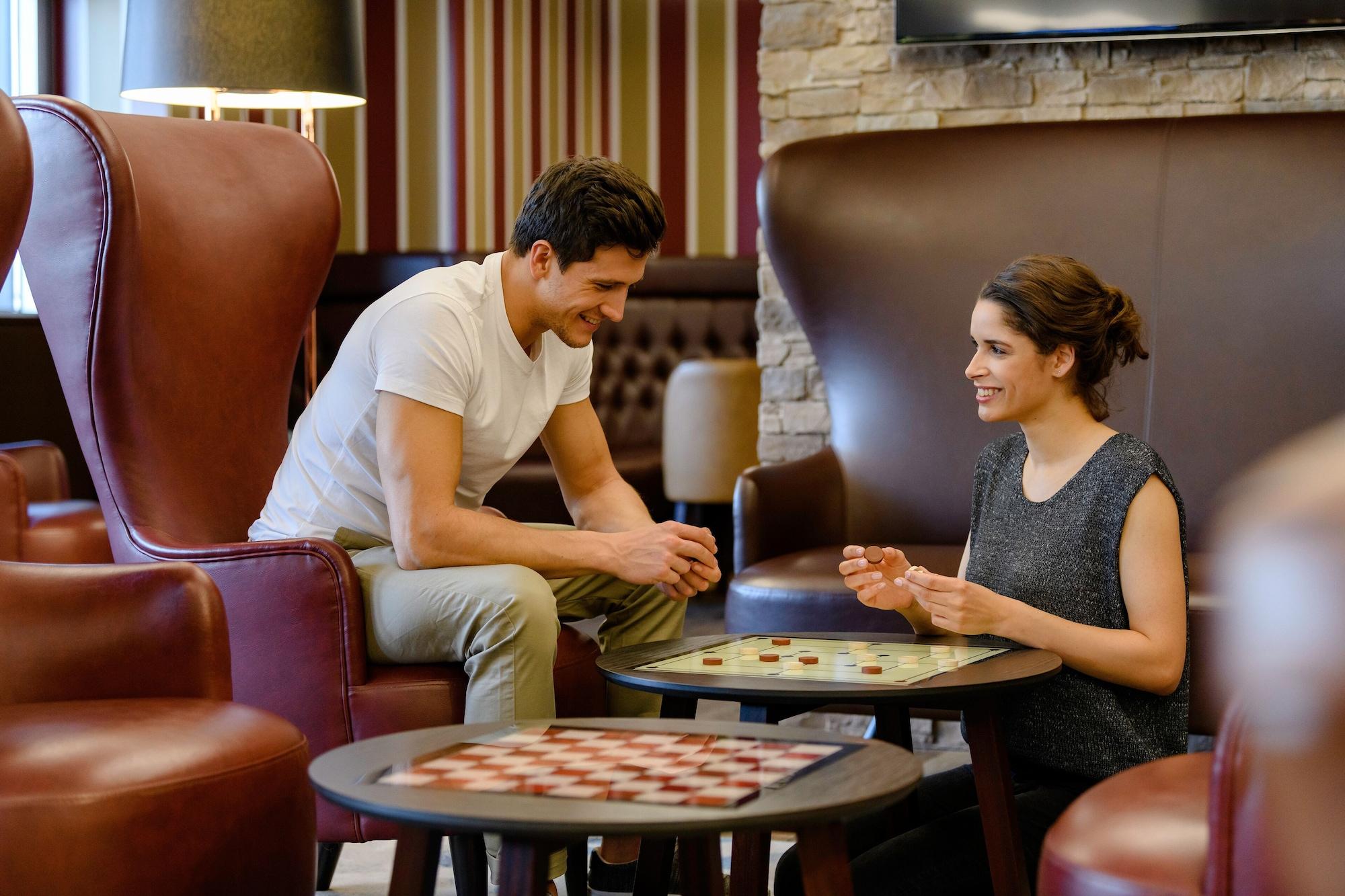 Vista Lobby Aparthotel Adagio Frankfurt City Messe