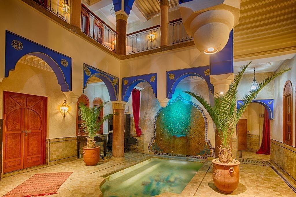 Vista Piscina Riad Kenzo