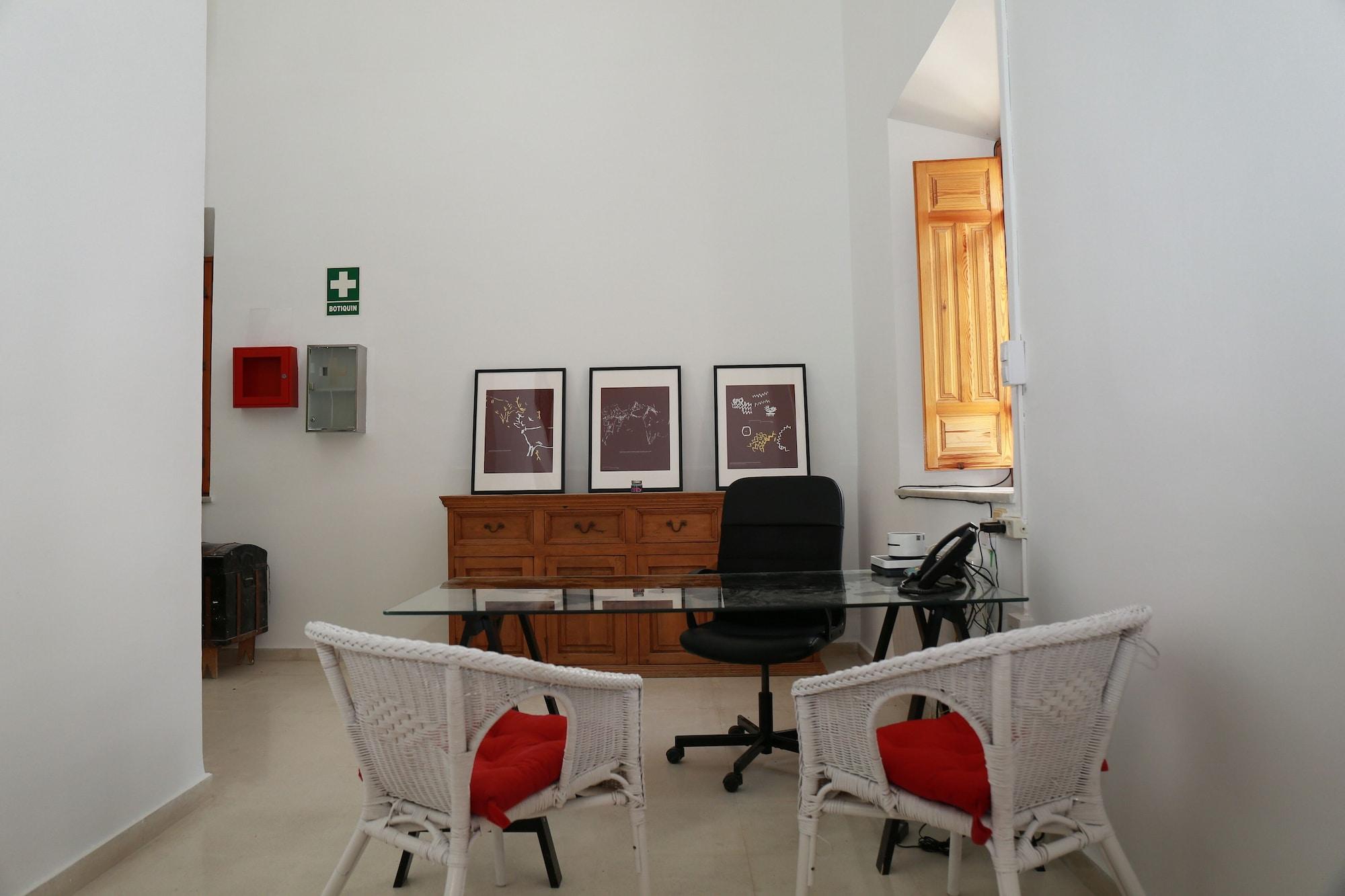 Vista Lobby Hospedium Casa Convento Sierra de María