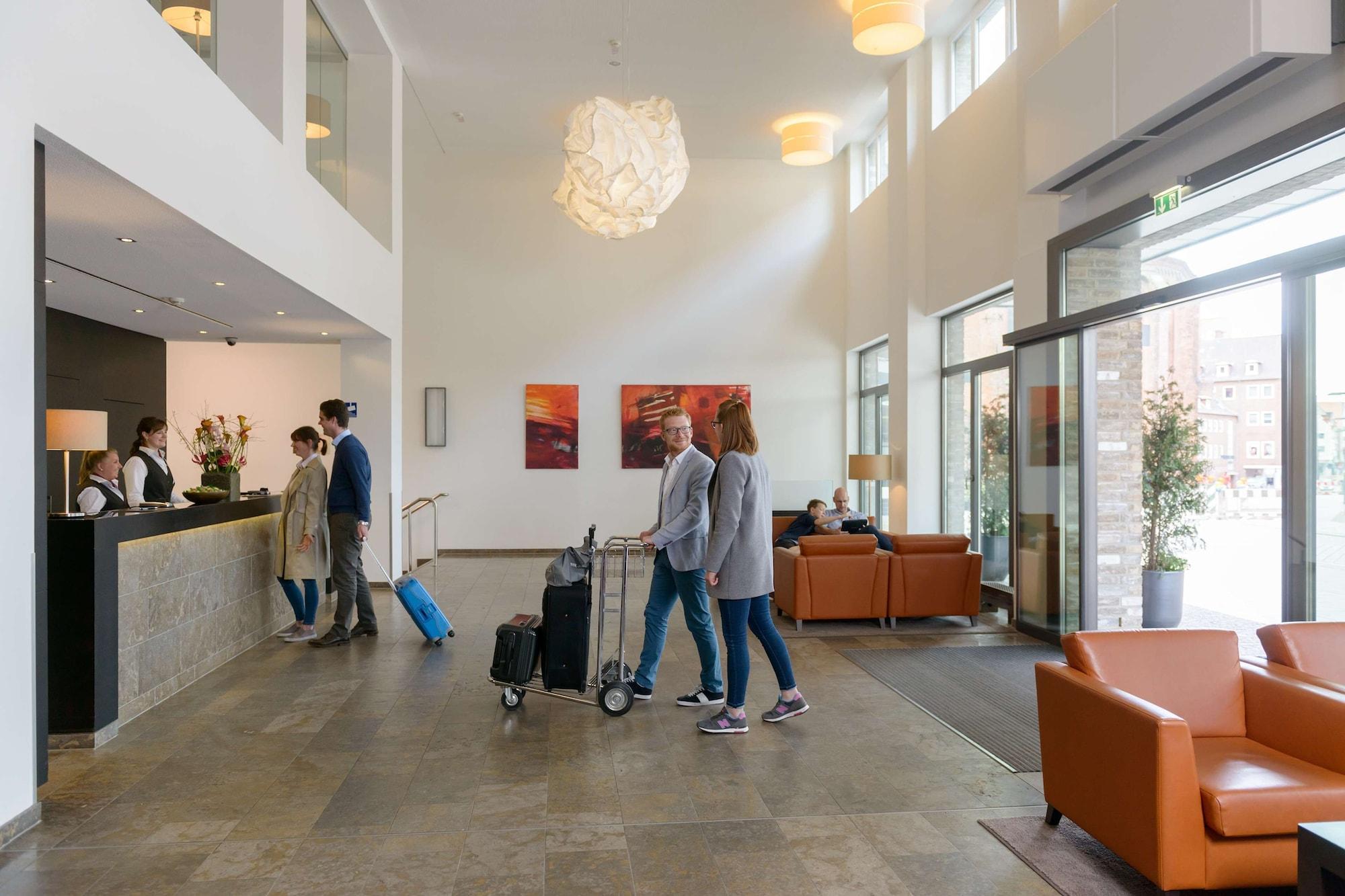 Vista Lobby Atlantic Hotel Luebeck
