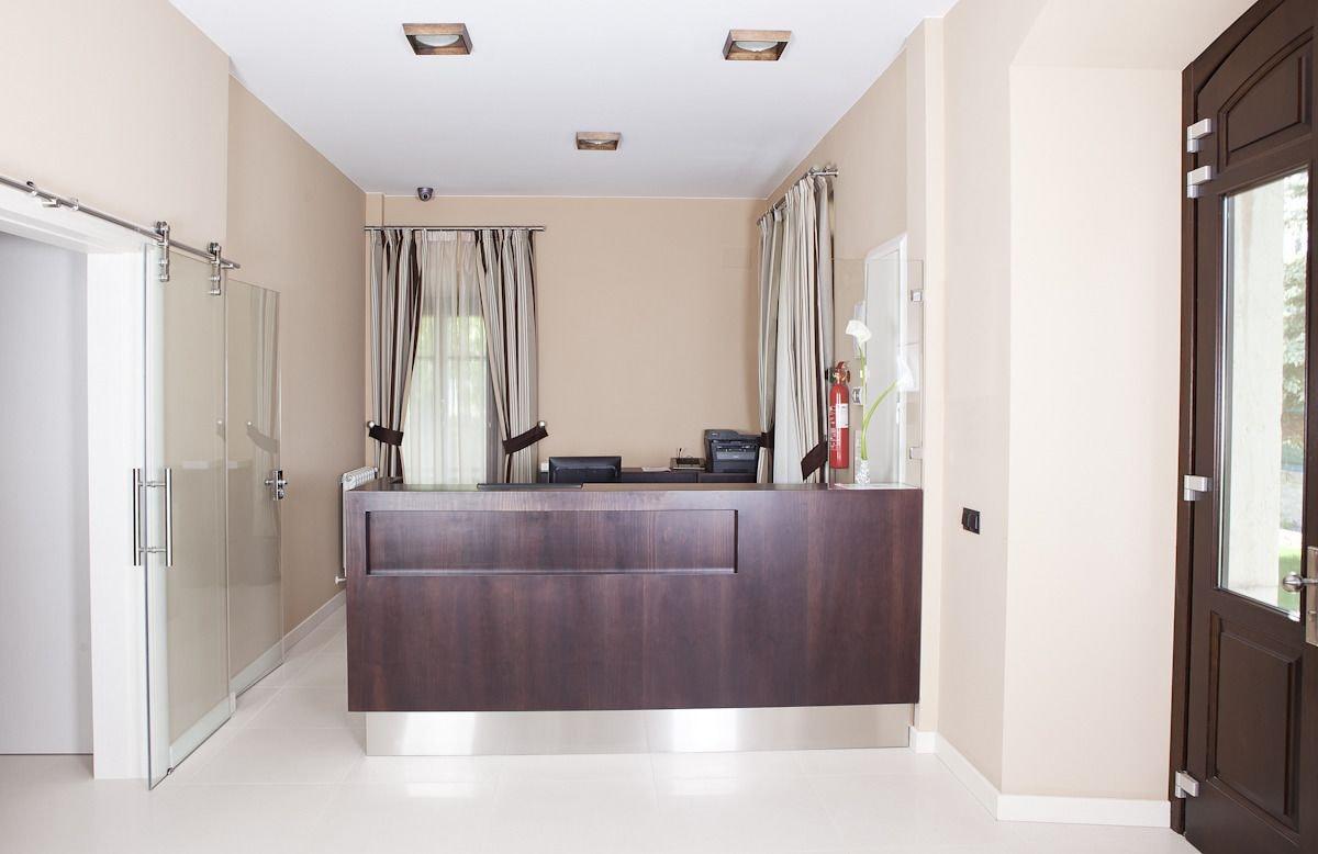 Vista Lobby Hotel Villa Marrón