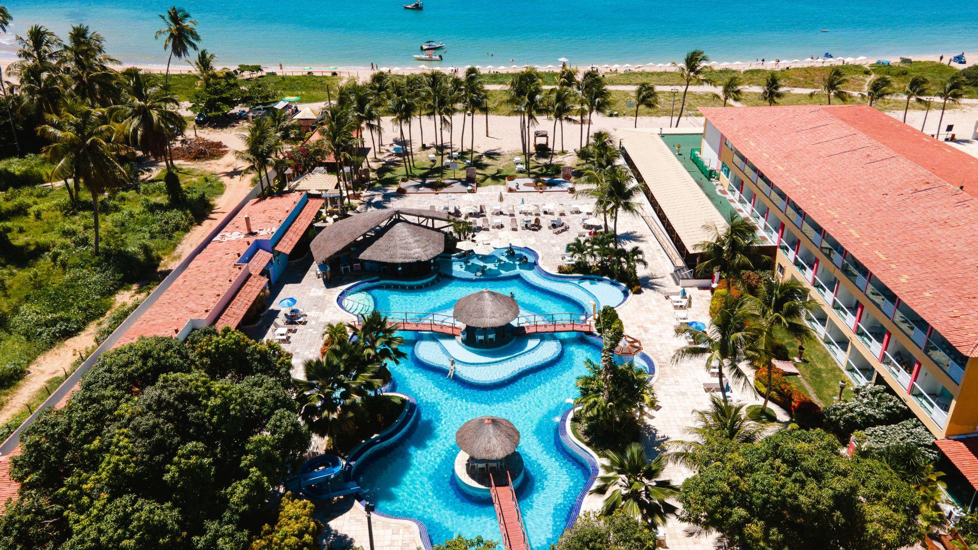 Vista Piscina Praia Dourada Resort Maragogi