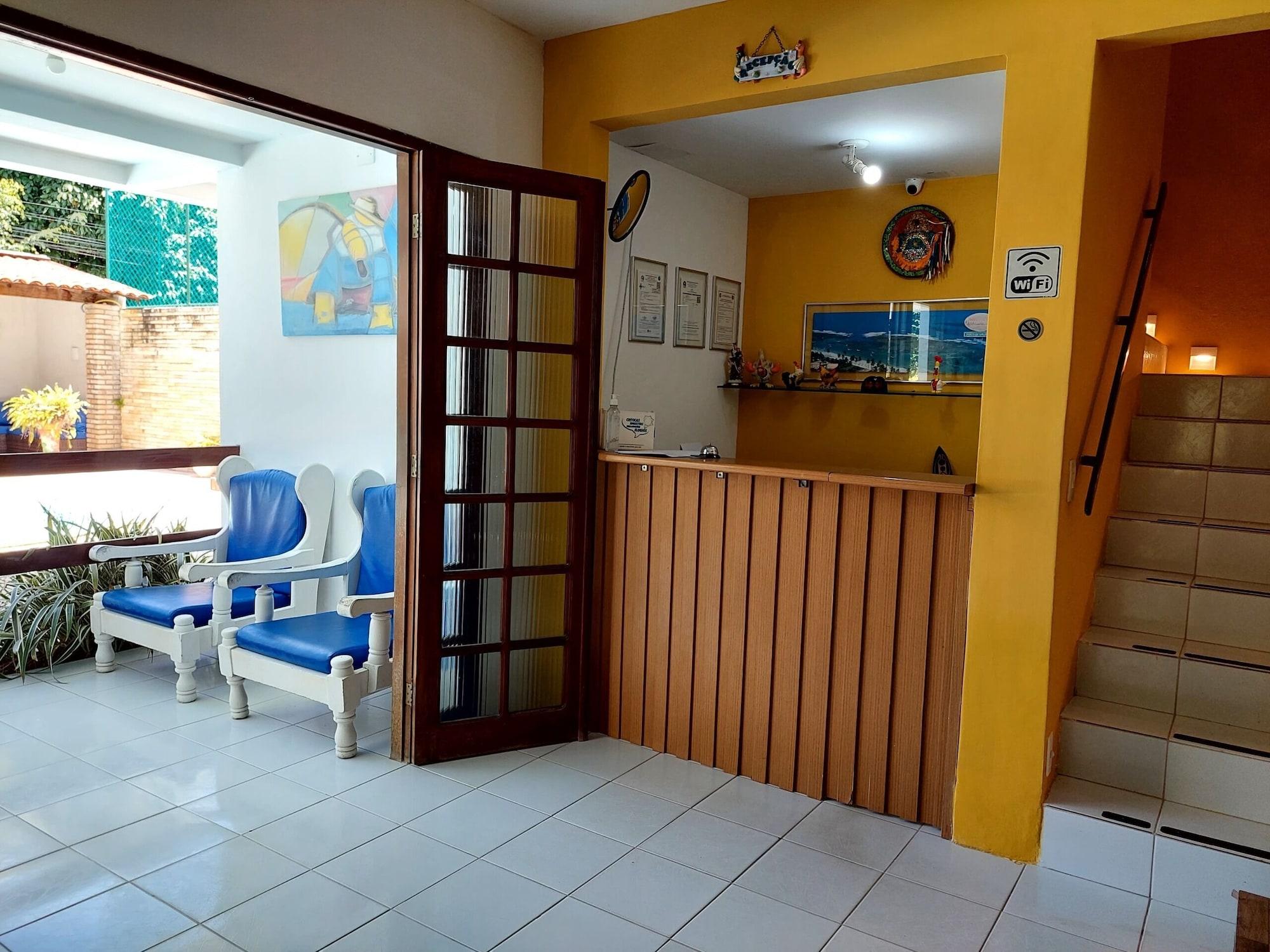 Vista Lobby Pousada Lua Azul