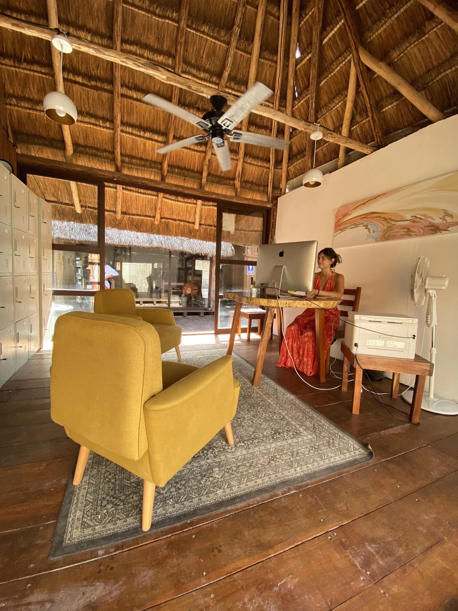 Vista Lobby Cabañas Tulum - Aldea Mangle & Cenote