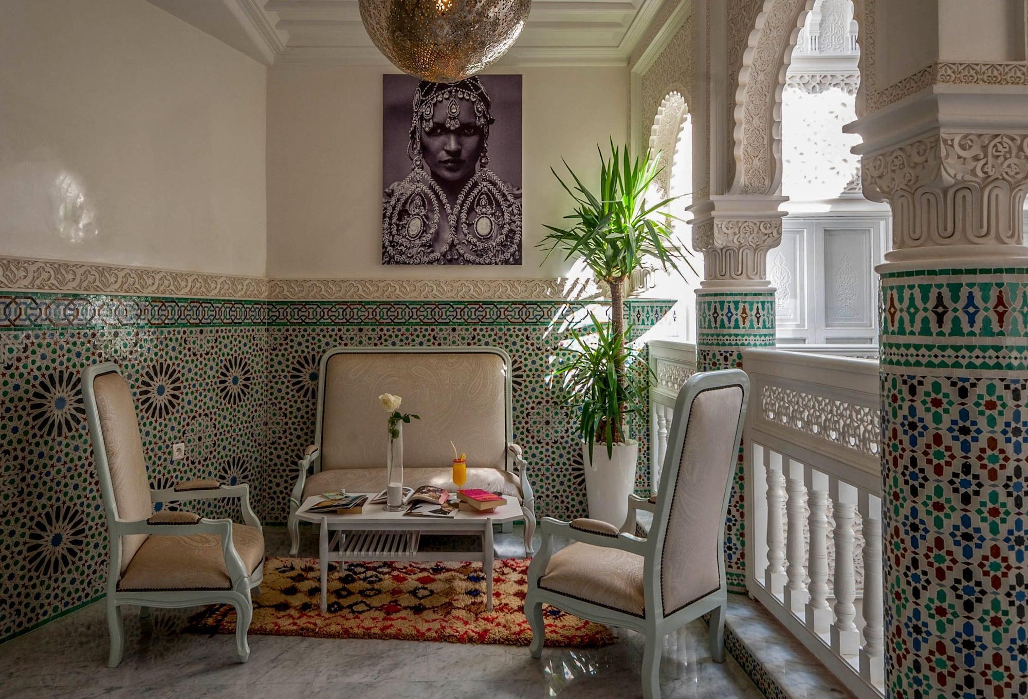 Vista Lobby Riad Dar Grawa