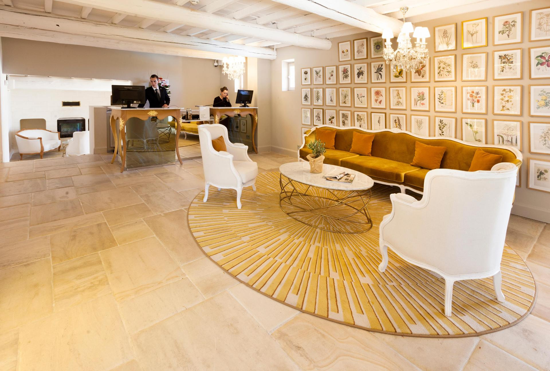 Vista Lobby Mas des Herbes Blanches Hotel & Spa