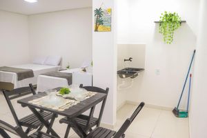 Alquiler Vacacional - Estúdio Novo e Completo com Todo Conforto e Aconchego