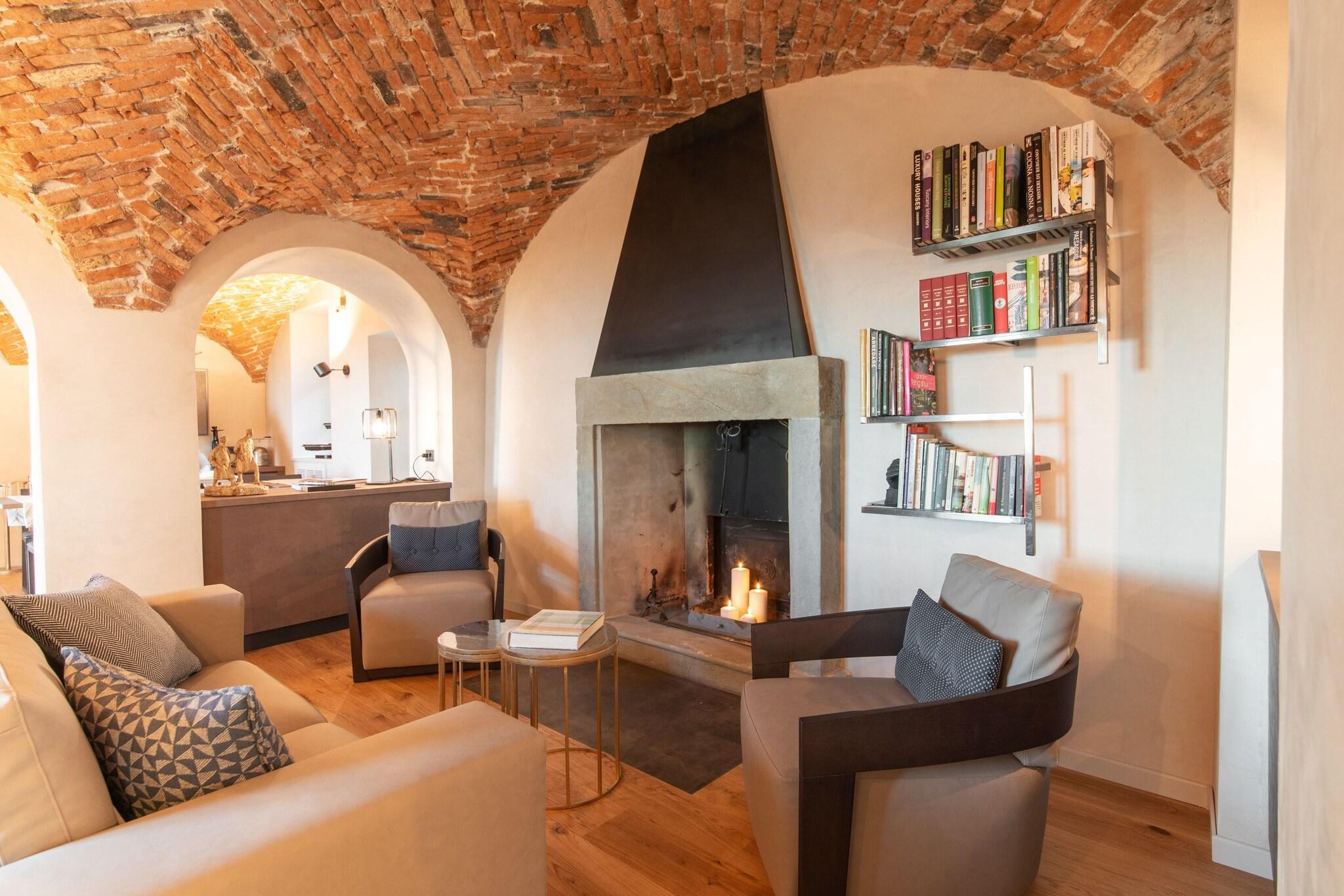 Vista Lobby Relais San Vigilio al Castello