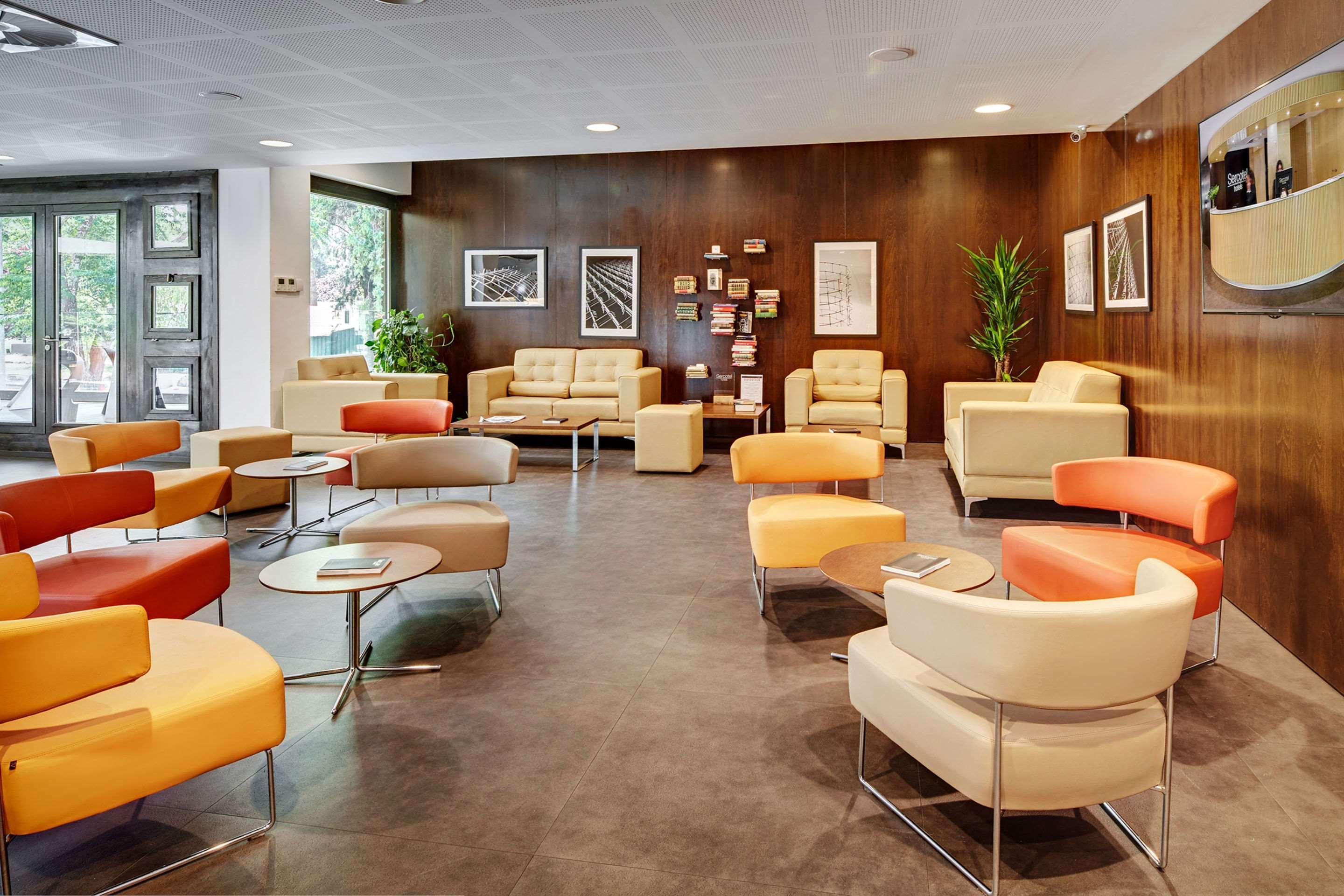 Vista Lobby Sercotel Gran Hotel Zurbarán