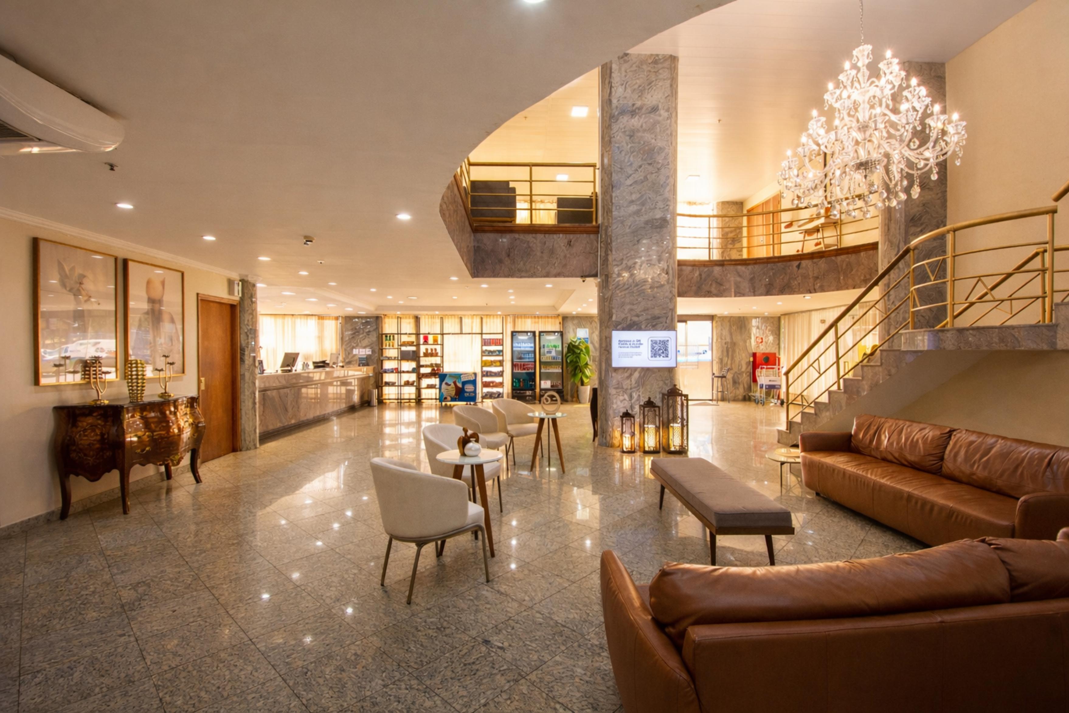 Vista Lobby Hotel Dan Inn Ribeirão Preto by Nacional Inn