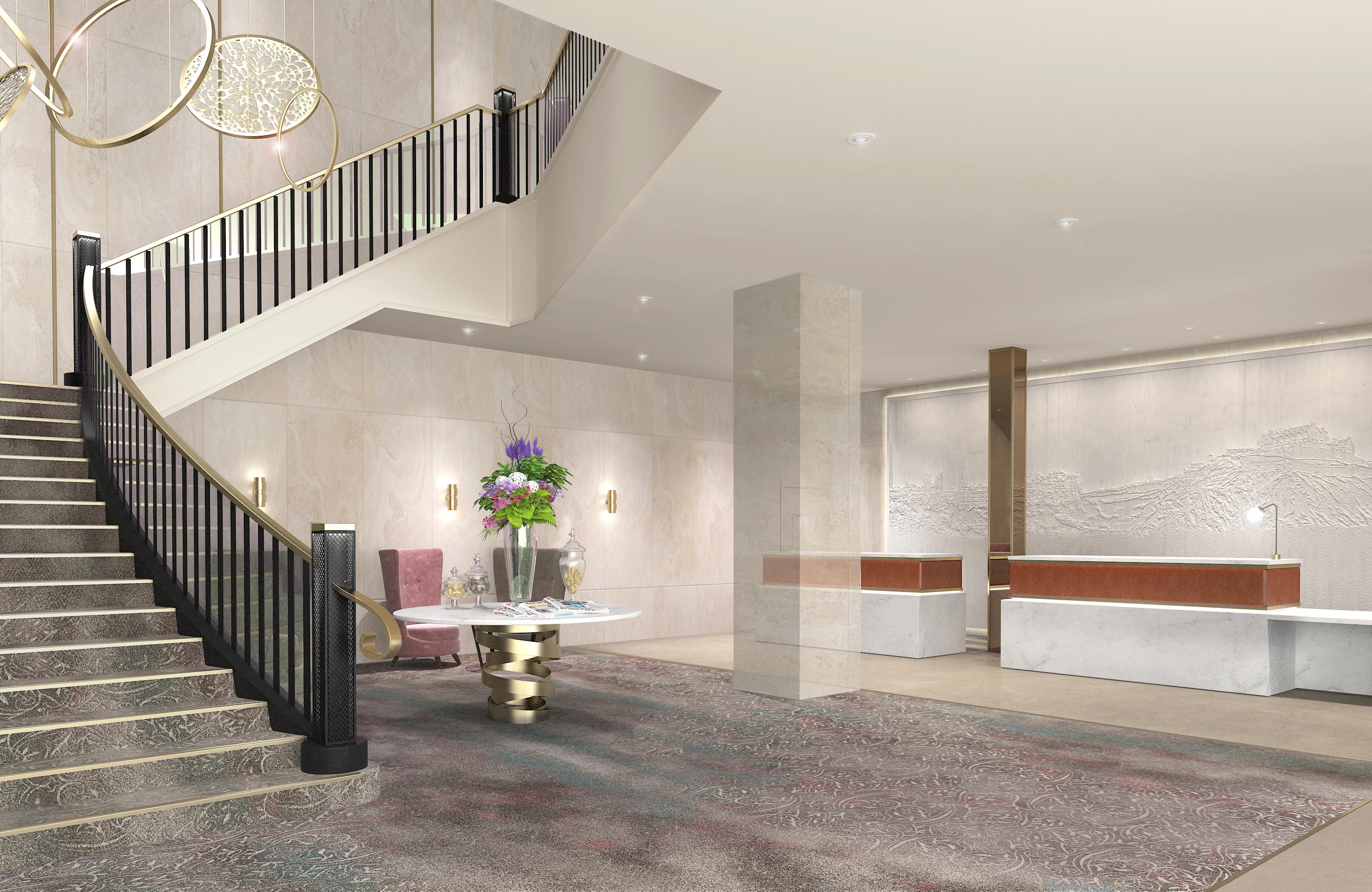 Vista Lobby Hilton Edinburgh Carlton