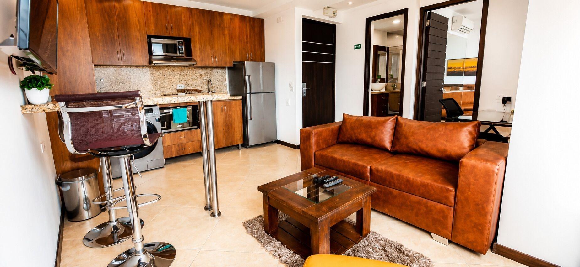 Equipamiento de Habitación Laureles Penthouse rooftop Suite