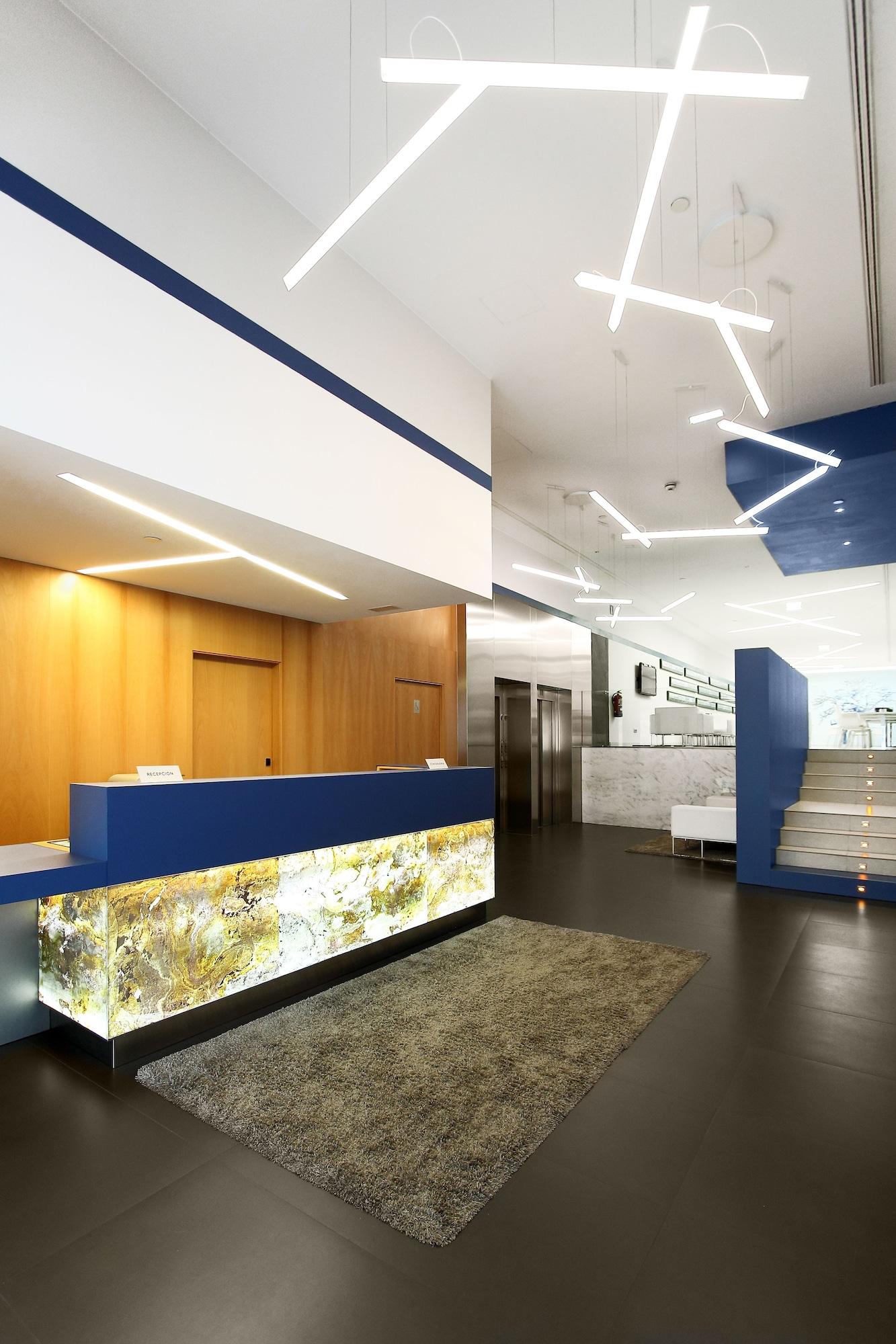 Vista Lobby Eurostars Blue Coruña