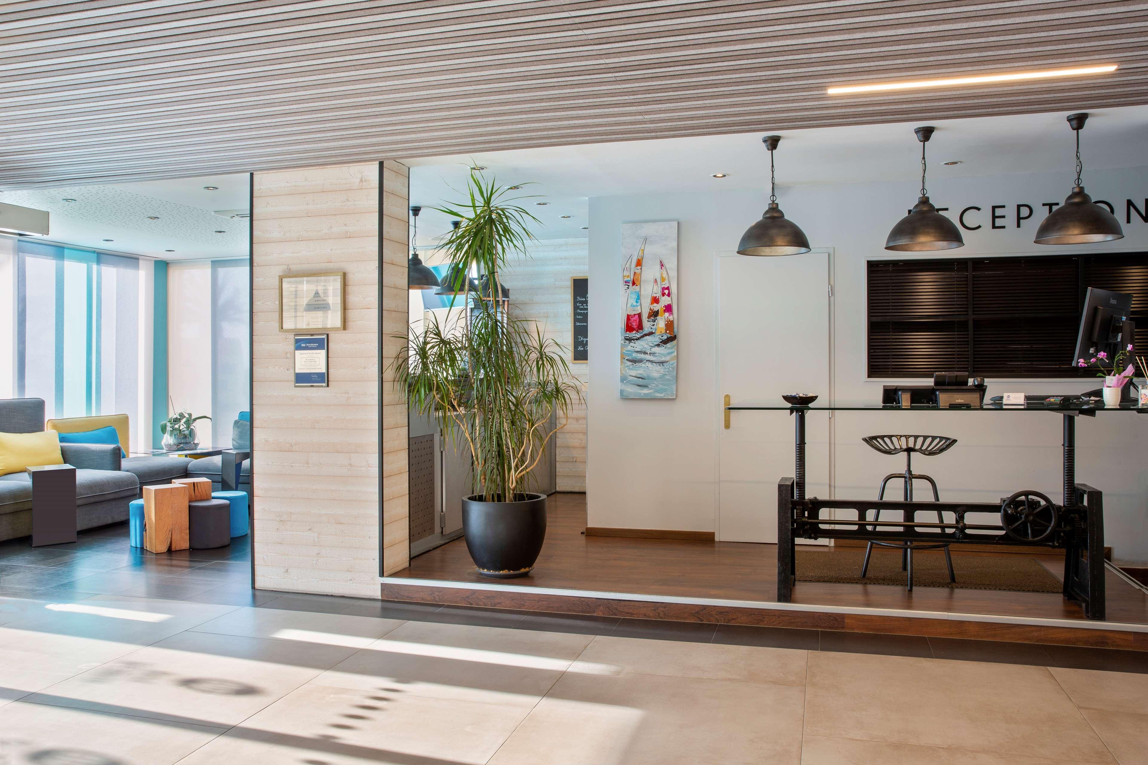 Vista Lobby Best Western Plus Hotel Canet-Plage
