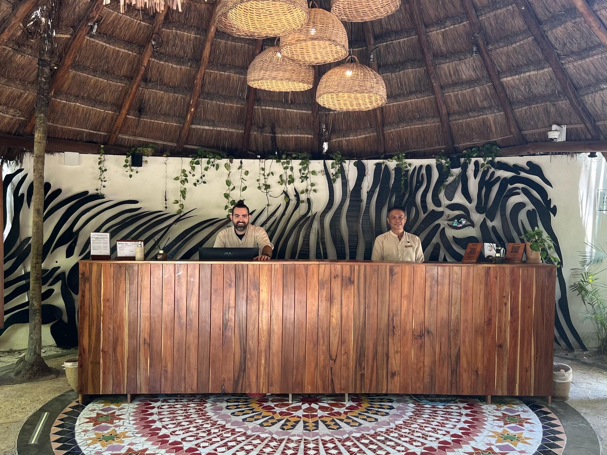 Vista Lobby La Zebra Tulum - a Small Luxury Hotel