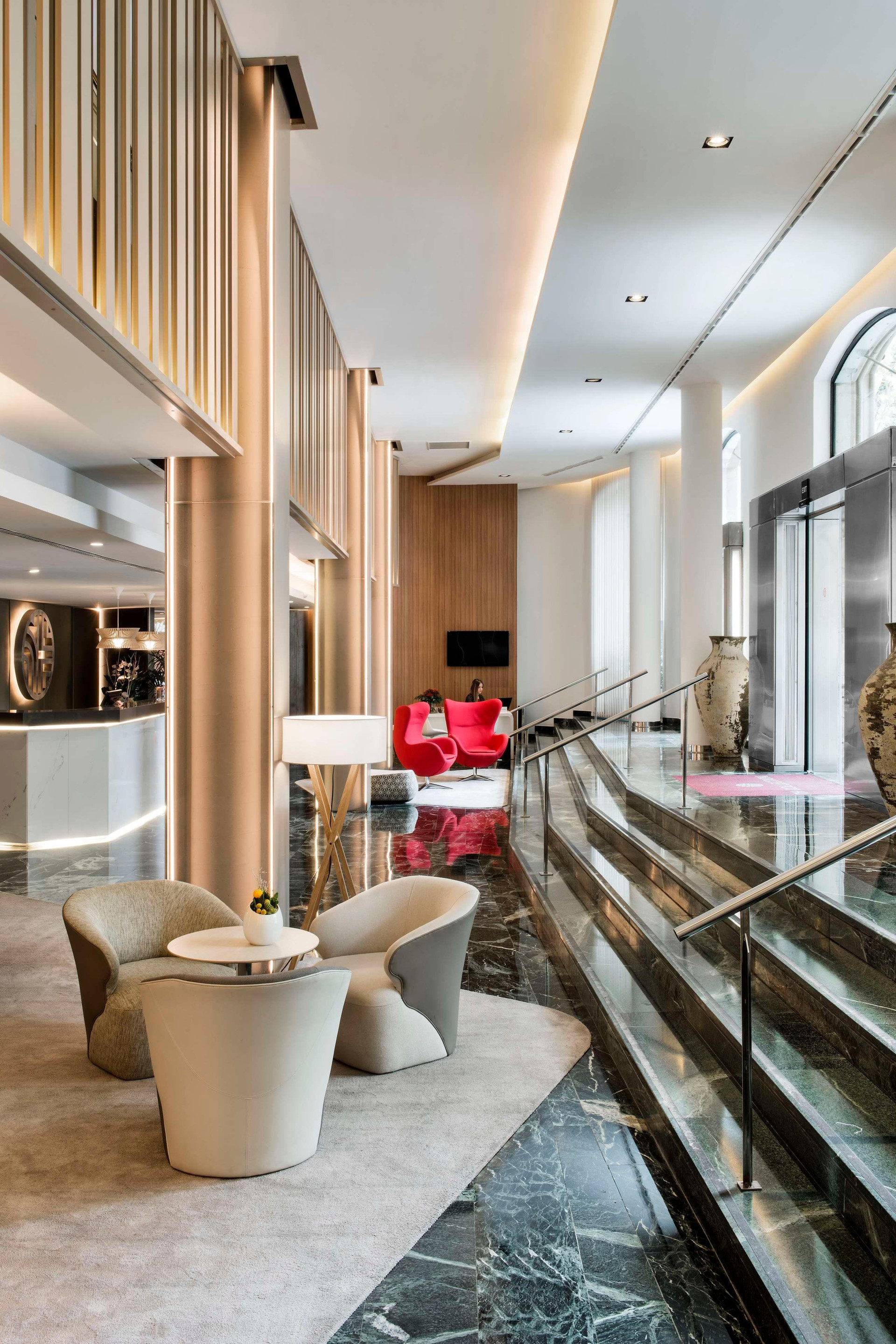 Vista Lobby NH Collection Barcelona Pódium