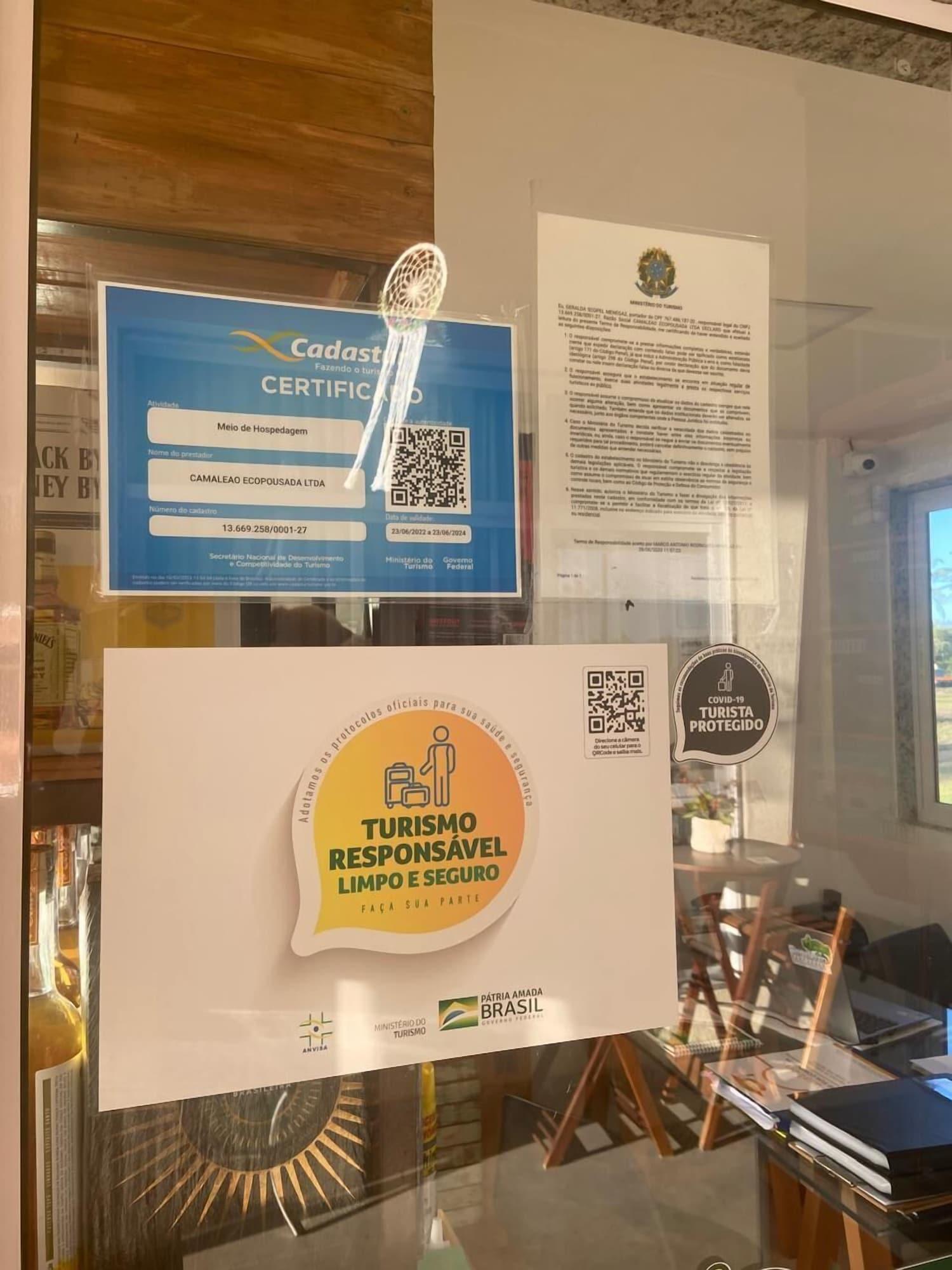 Vista Lobby Camaleao Ecopousada Ltda