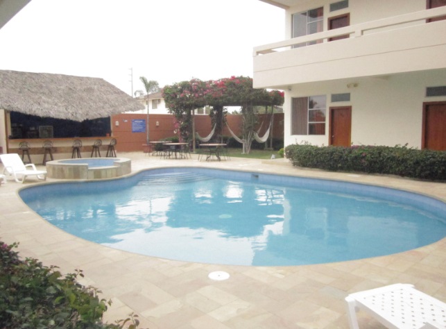Vista Piscina Hotel El Marinero